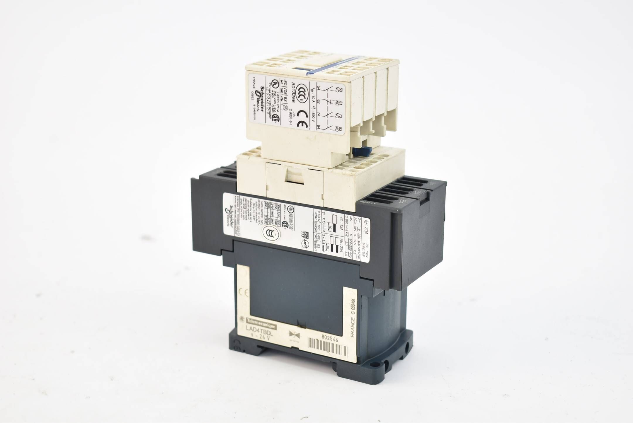 Schneider Electric Telemecanique Leistungsschütze LAD4TBDL inkl. LADN313