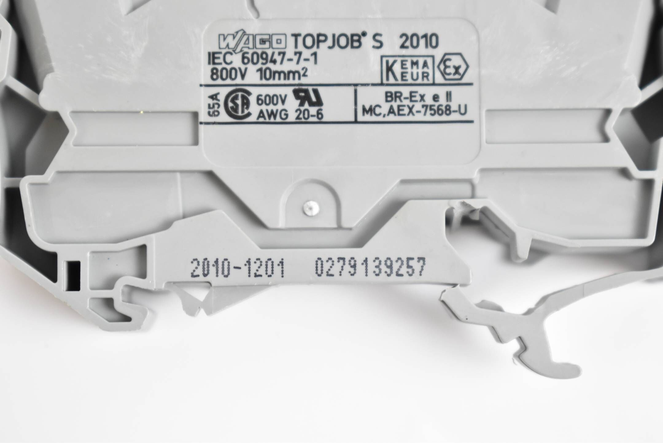 Wago Klemme 800v 10mm IEC 60947-7-1