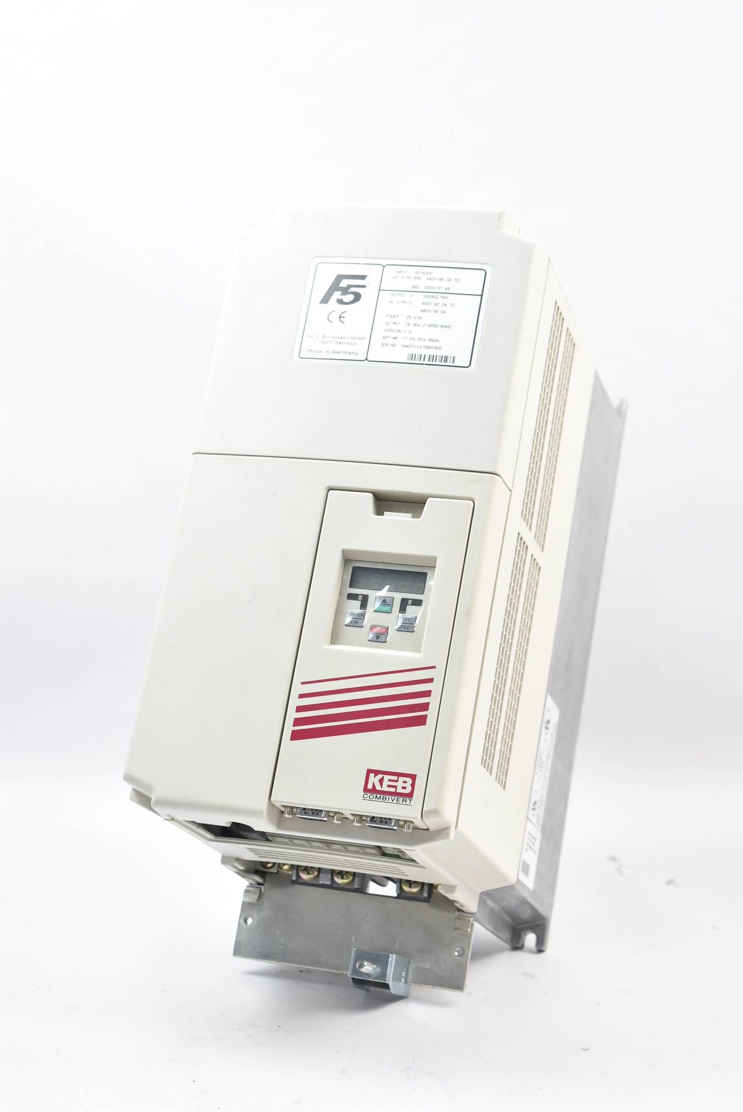 KEB combivert F5 Frequenzumrichter 17.F5.M1G-35GA 18,5kW inkl. Keyboard