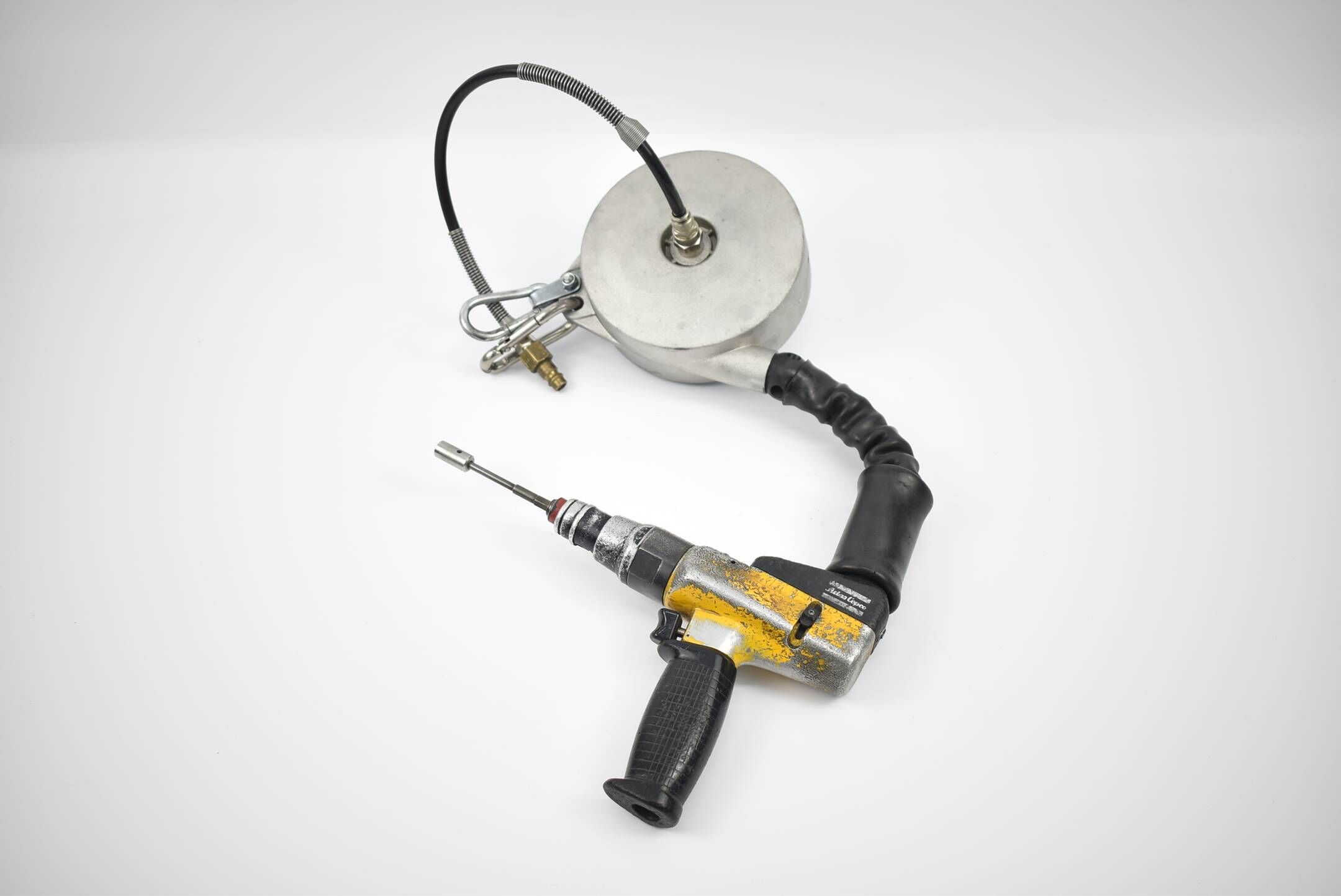 Altlas Copco Druckluftschrauber inkl. Tecna Druckluft Balancer Federzug 9202