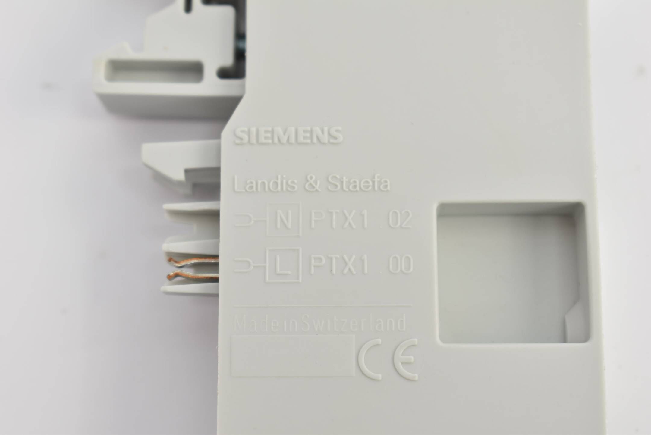 Siemens Landis & Staefa Netzklemmblock 250V 6A PTX1.00 