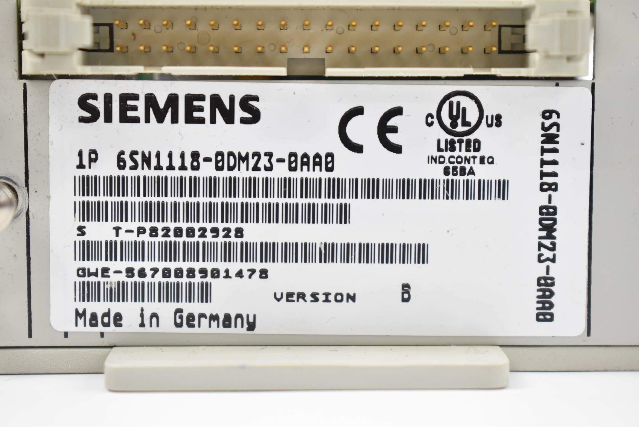 Siemens Simodrive 6SN1118-0DM23-0AA0 ( 6SN1 118-0DM23-0AA0 ) Ver. B
