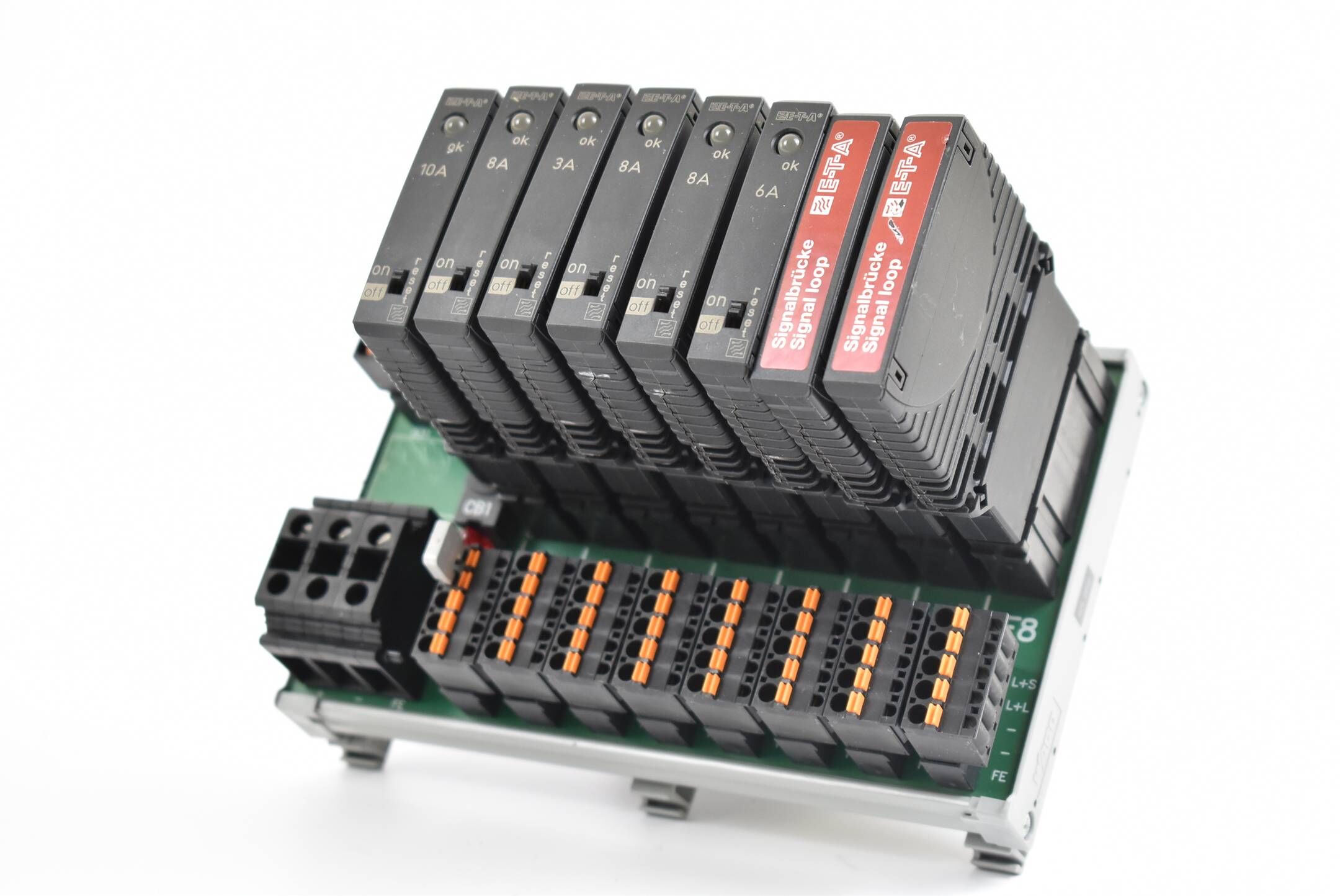 E-T-A ETA Stromverteilungssystem konfiguriert SVS02-08 inkl. ESX10, SB-S11