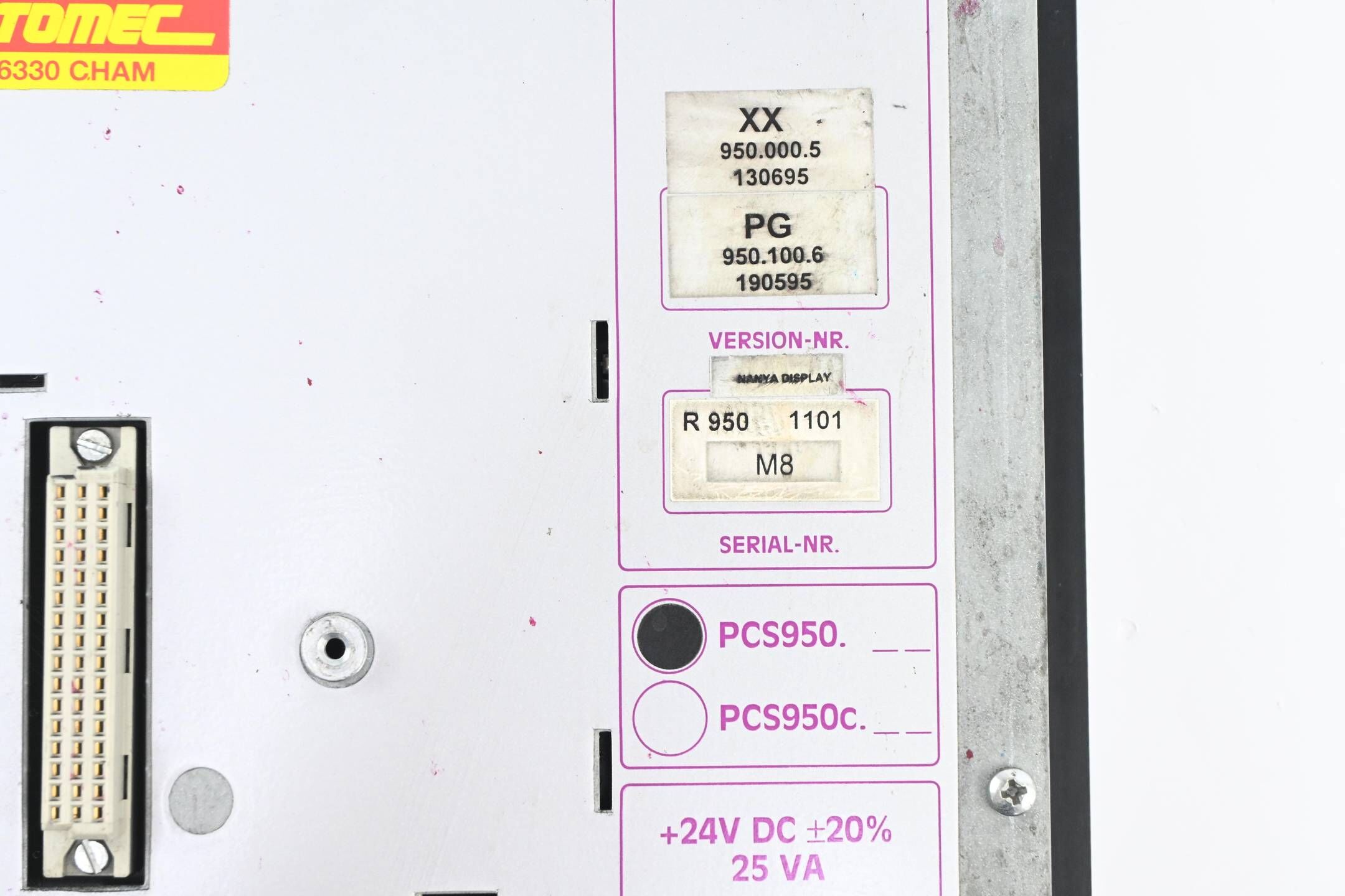 Wifag Lauer Operator Panel PCS950 ( PG 950.100.6 ) XX 950.000.5