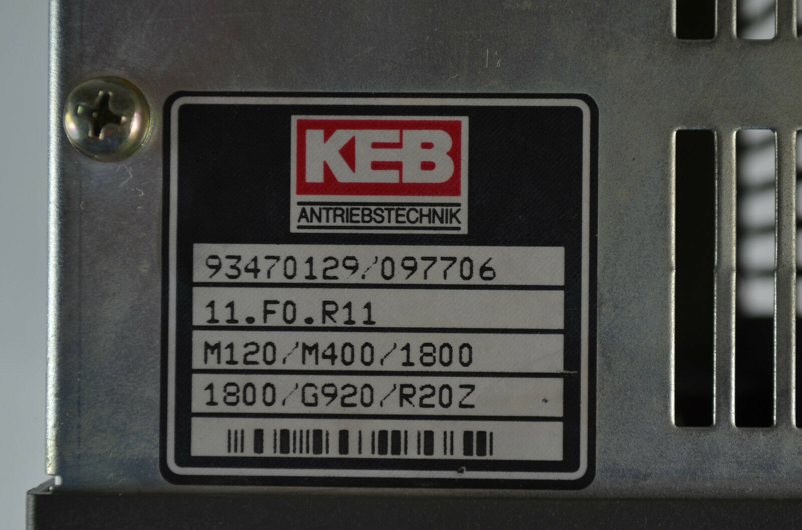 KEB Combivert 11.F0.R11 ( 934701297/097706 )