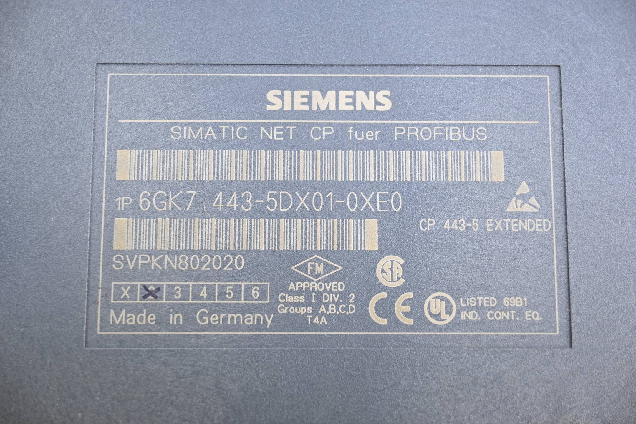 Siemens Simatic NET CP 443-5 6GK7443-5DX01-0XE0 ( 6GK7 443-5DX01-0XE0 )