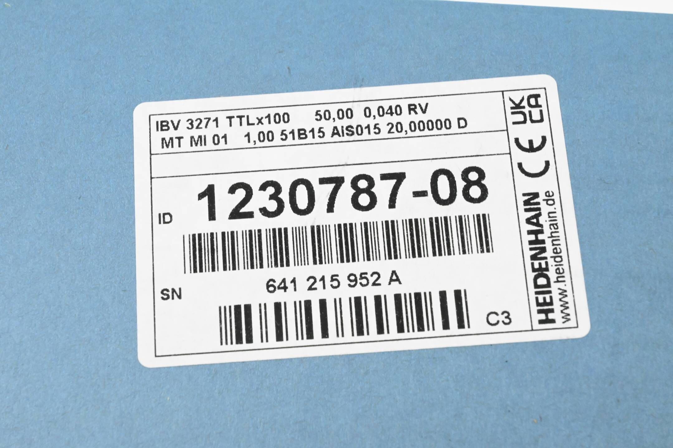 Heidenhain Interpolations- und Digitalisierungs-Elektronik IBV 3271 / 1230787-08