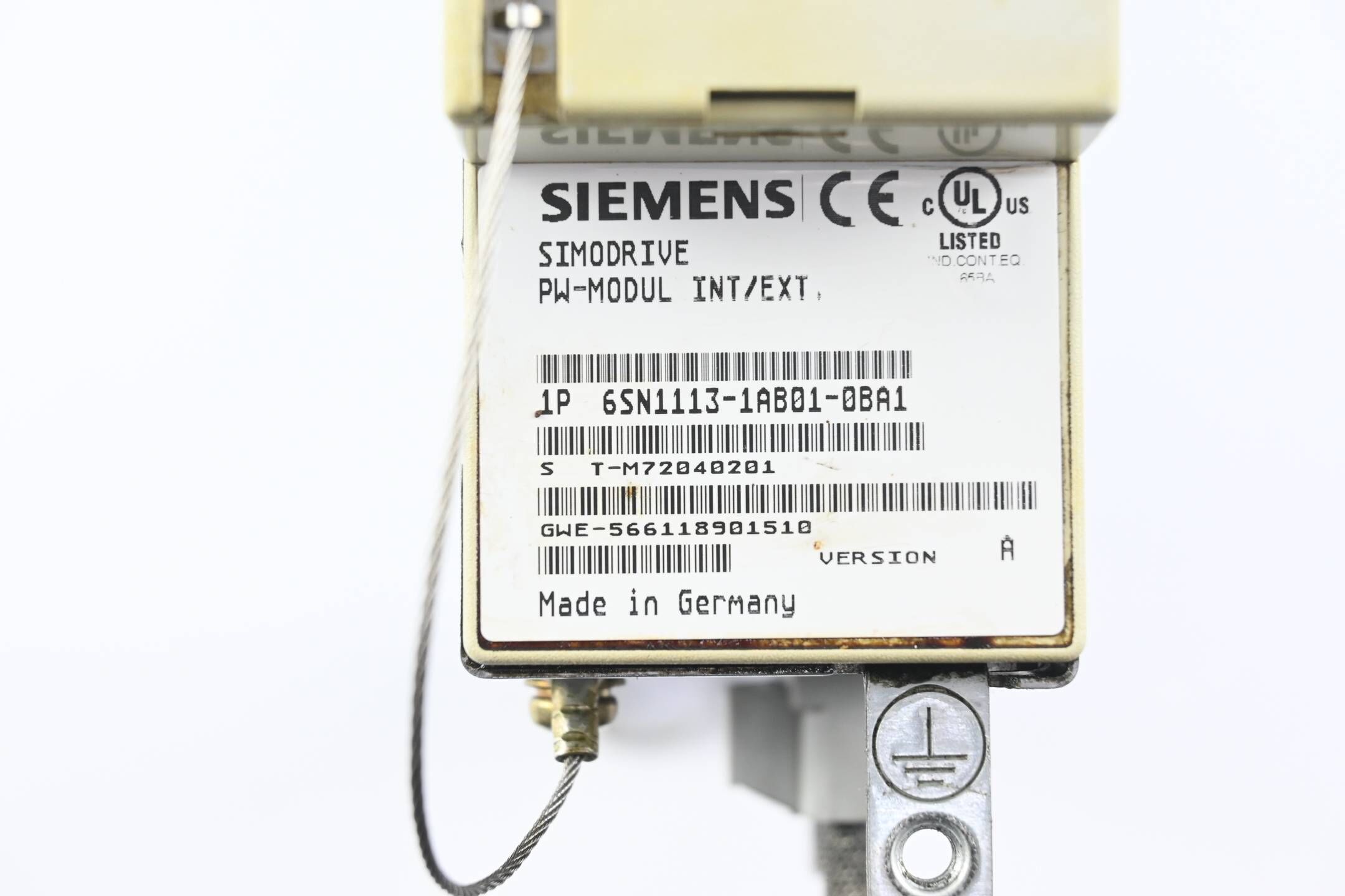 Siemens Simodrive PW-Modul INT/EXT. 6SN1113-1AB01-0BA1 ( 6SN1 113-1AB01-0BA1 )