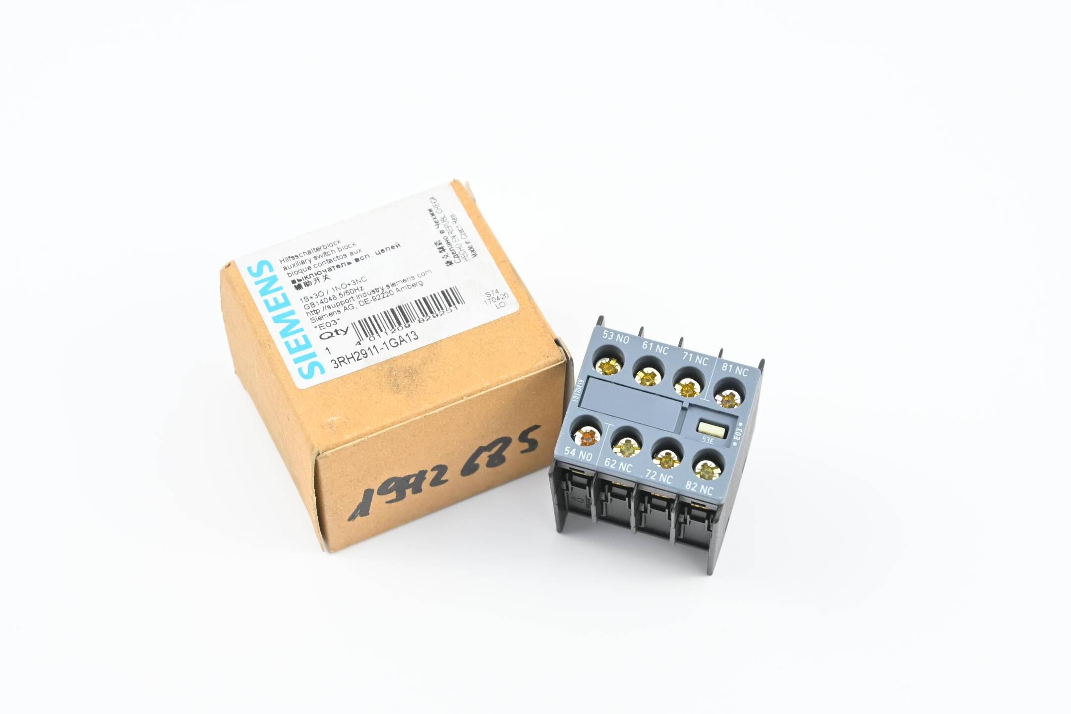 Siemens  Hilfsschalterblock 3RH2911-1GA13 ( 3RH2 911-1GA13 )