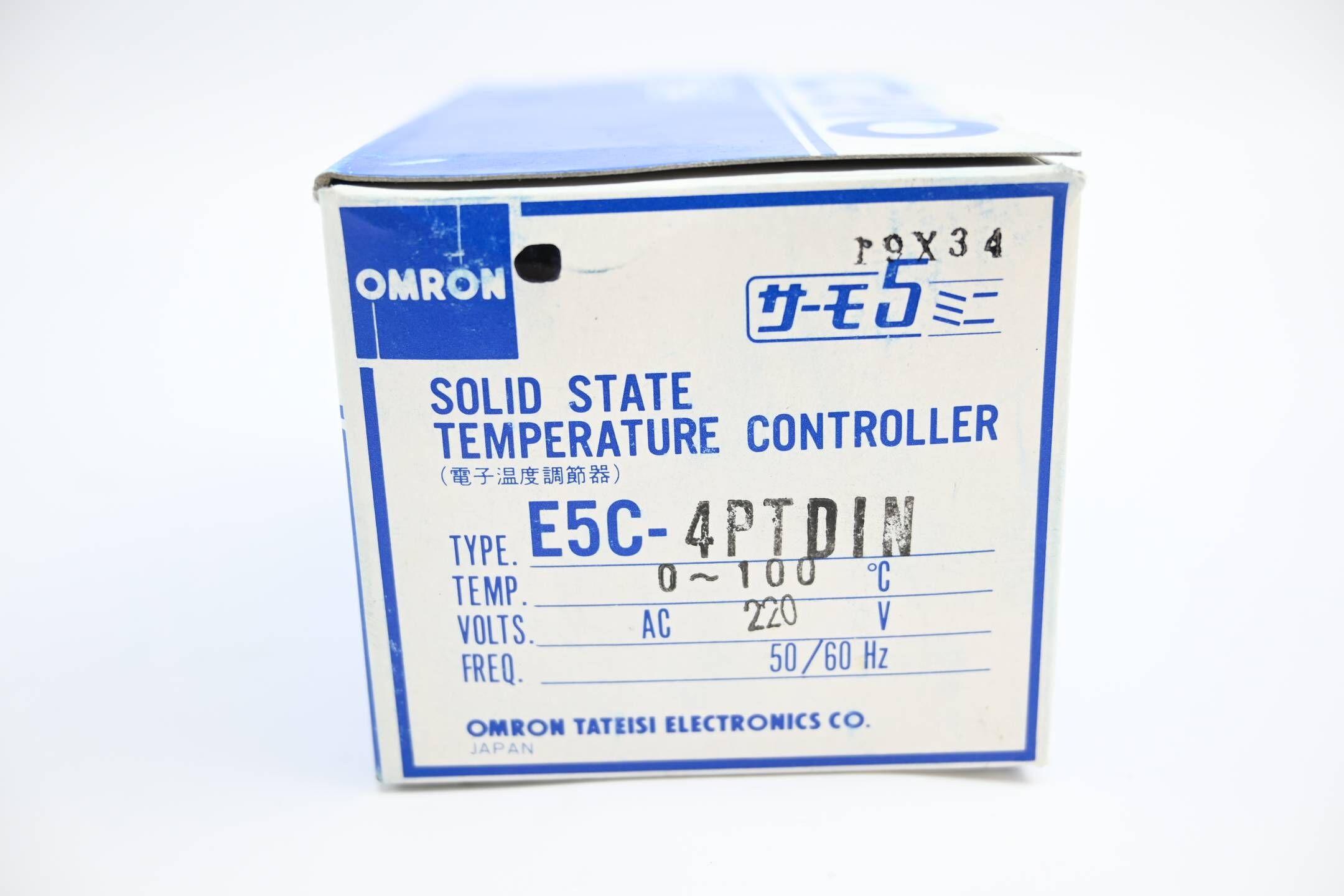 Omron Temperatur Controller 0-100°C 220 VAC ( E5C-4PTDIN )