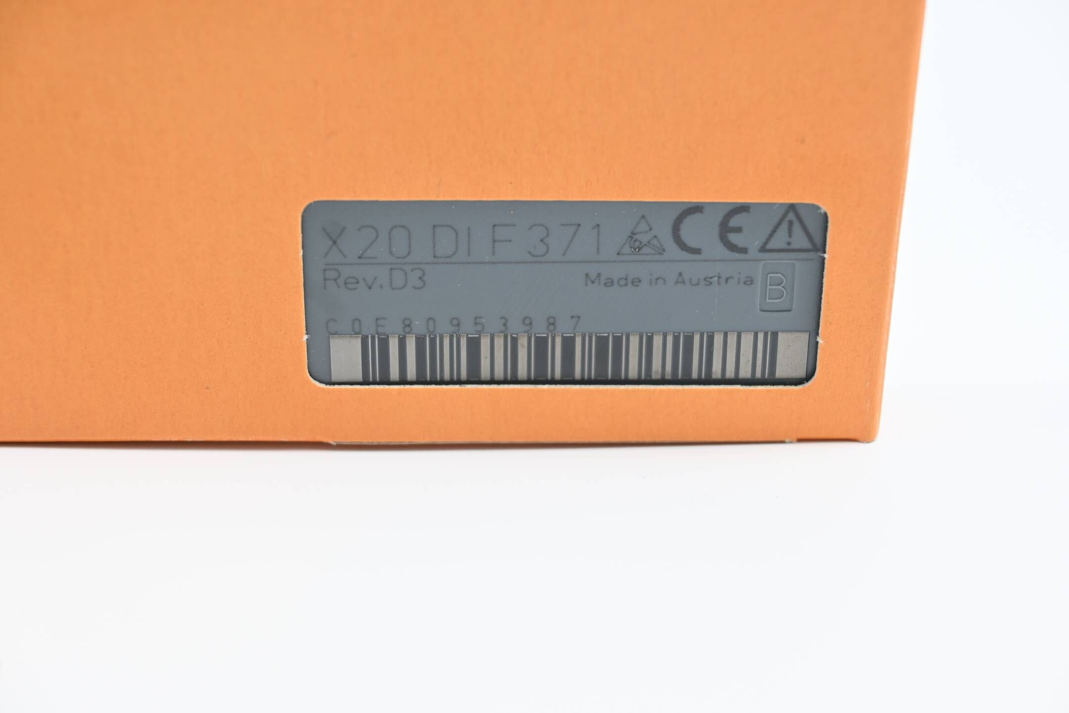 B&R Automation digitales Eingangsmodul 24VDC X20 DI F371 ( X20DIF371 ) Rev. D3