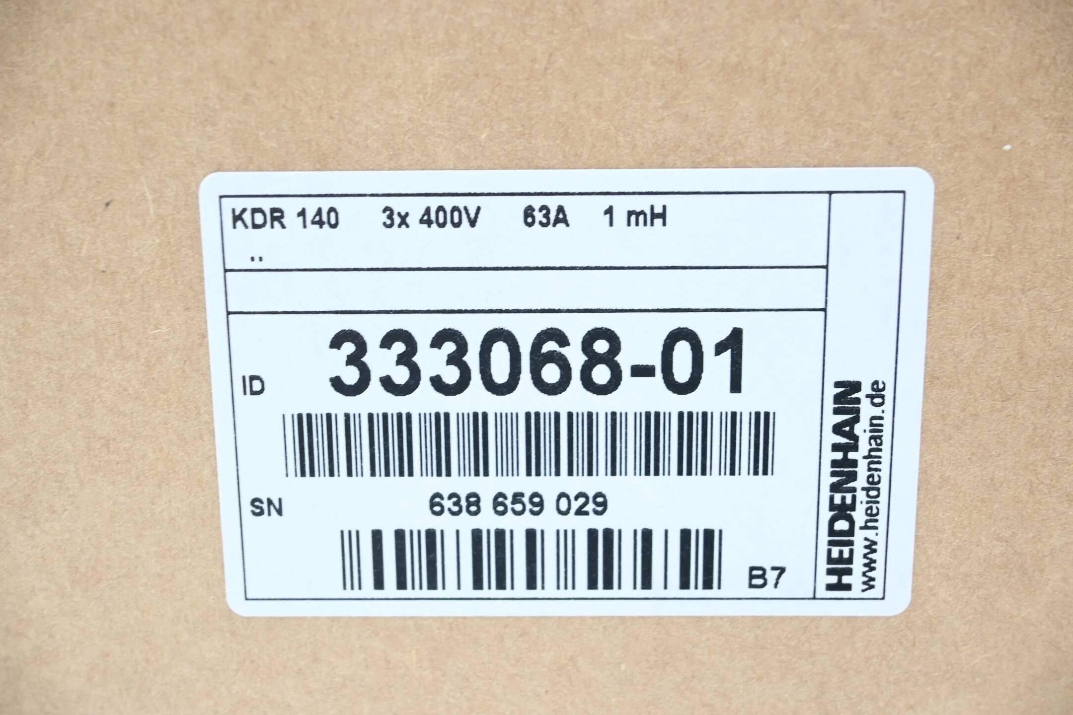 Heidenhain Kommutierungsdrossel KDR 140 ( 333068-01 ) Ver. B7