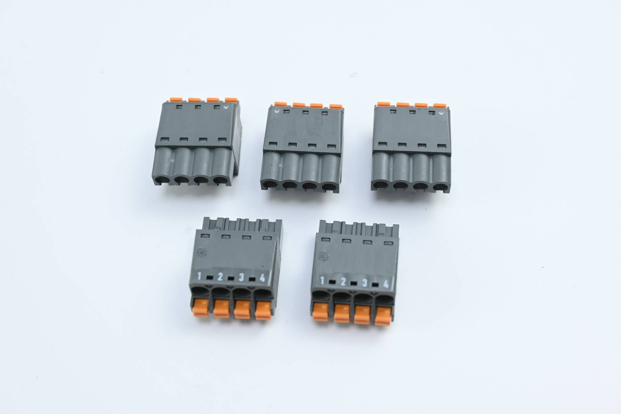 5 STÜCK B&R Automation 4-polige Feldklemme 0TB704.91