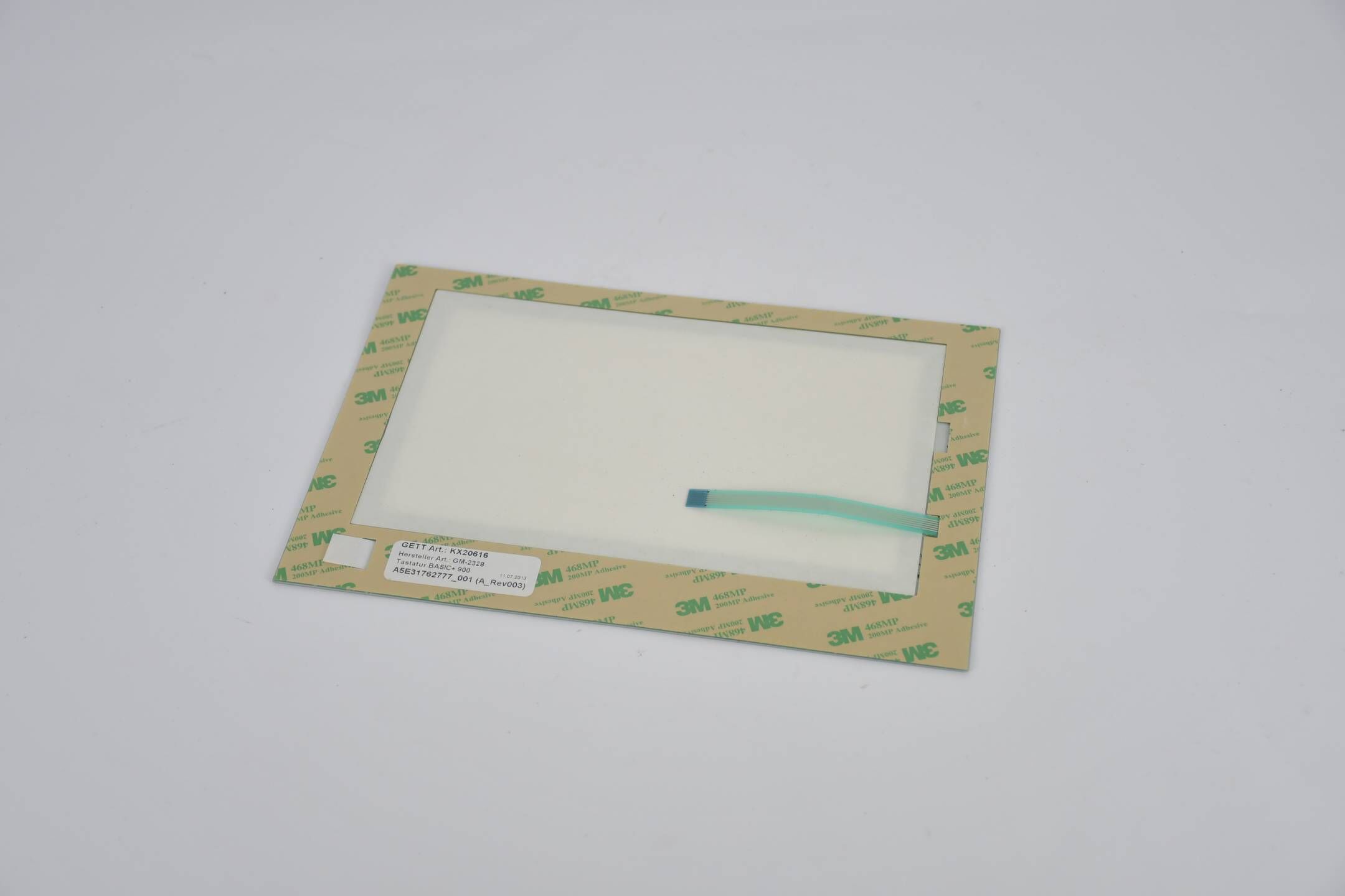 Siemens Simatic HMI Touch Ersatz Membran 1 Stk. KX20616 A5E31762777_001 A_Rev003