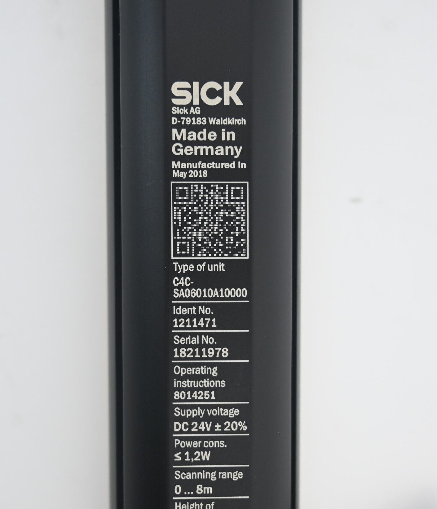 Sick Sicherheitslichtvorhang Empfänger C4C-SA06010A10000 ( 1211471 )