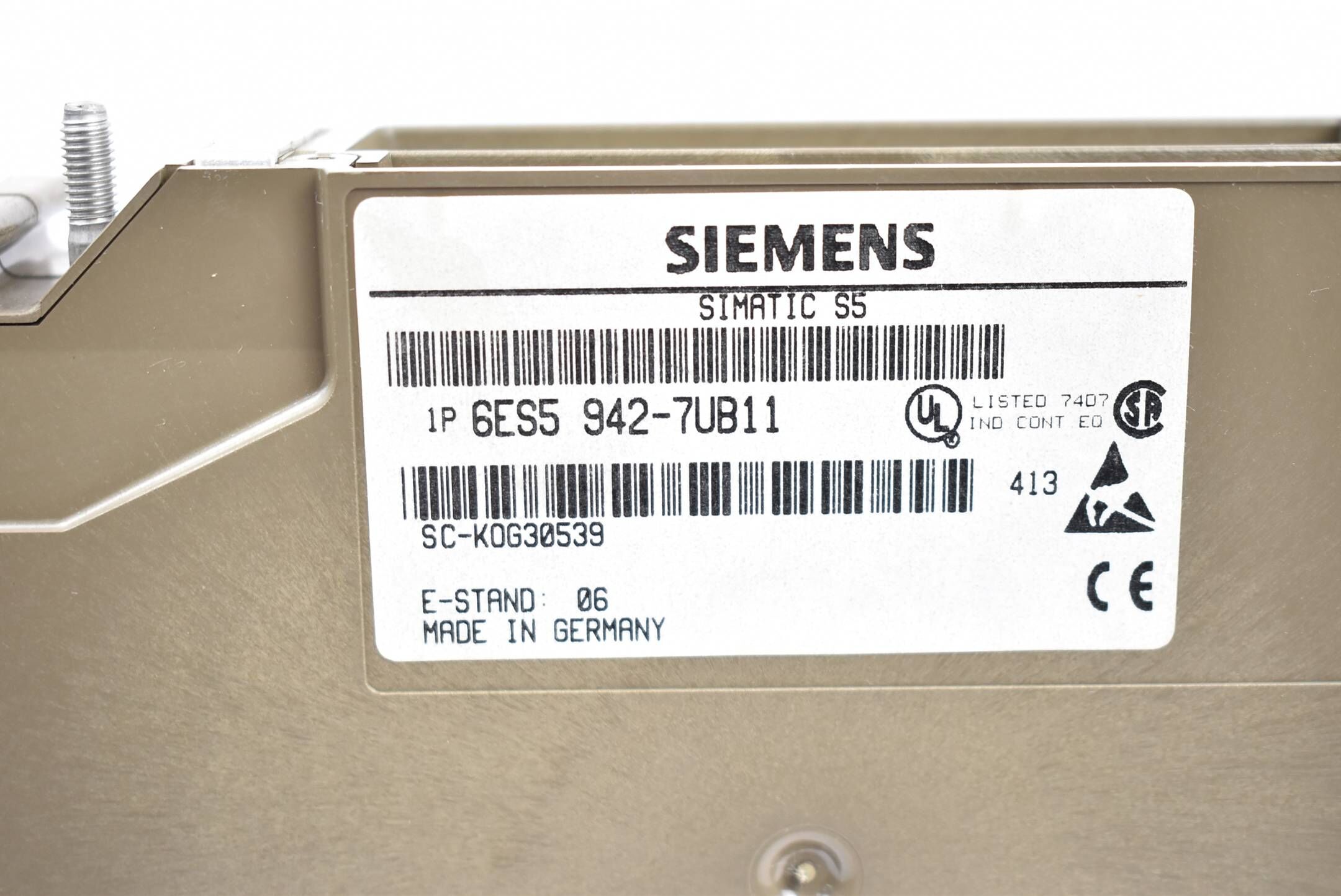 Siemens Simatic S5 CPU 942 6ES5942-7UB11 ( 6ES5 942-7UB11 )