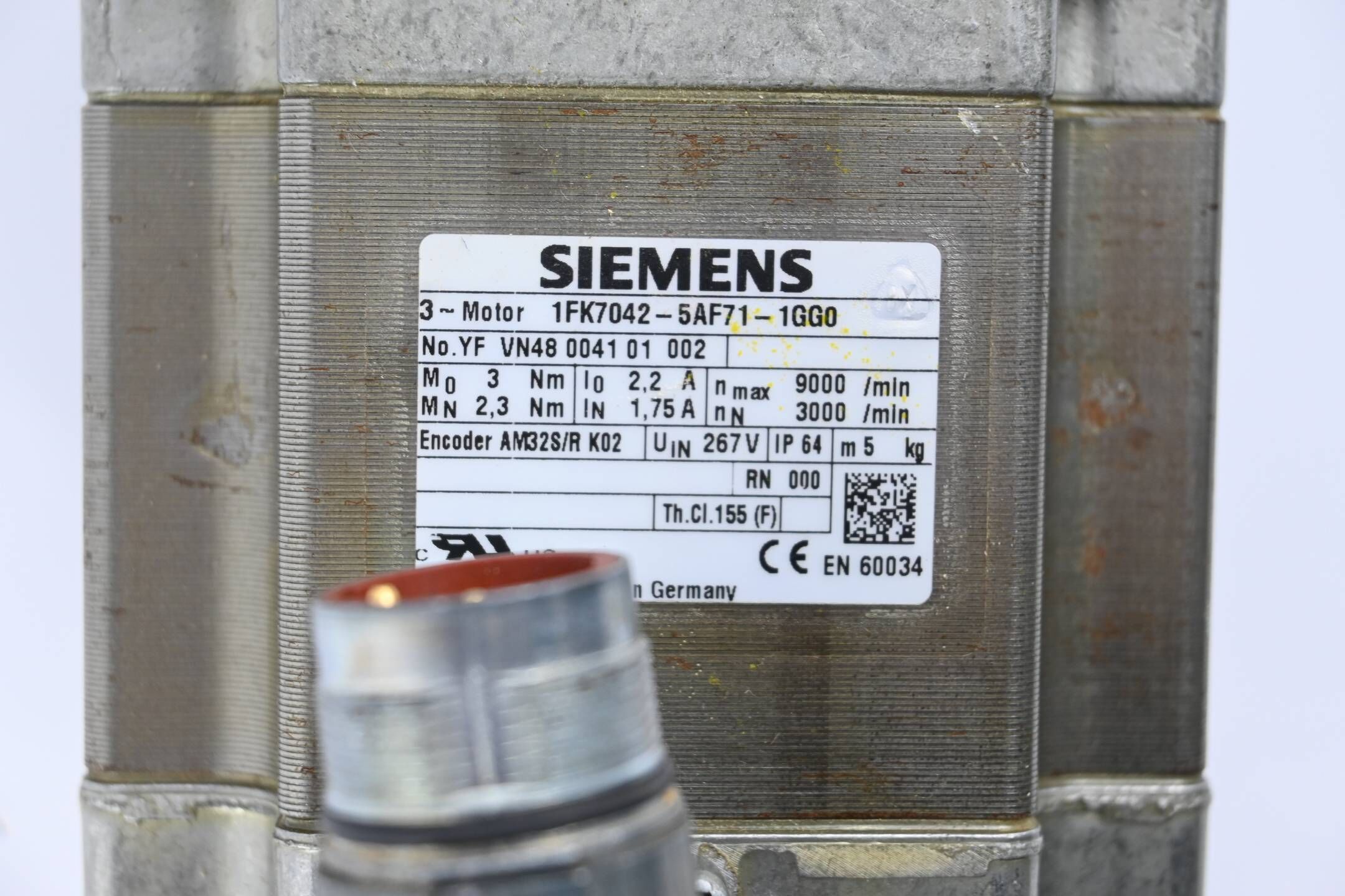 Siemens Simotics S Synchronservomotor 1FK7042-5AF71-1GG0 inkl. Eisele EPL84/2