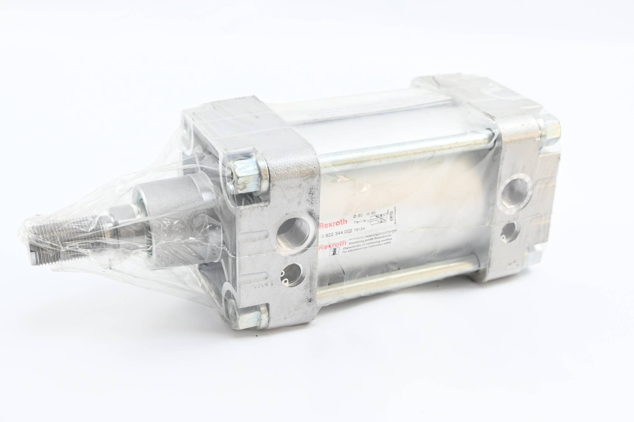 Rexroth Pneumatikzylinder 0822344002 ( 0 822 344 002 ) ⌀: 80 H: 50 Pmax: 10bar