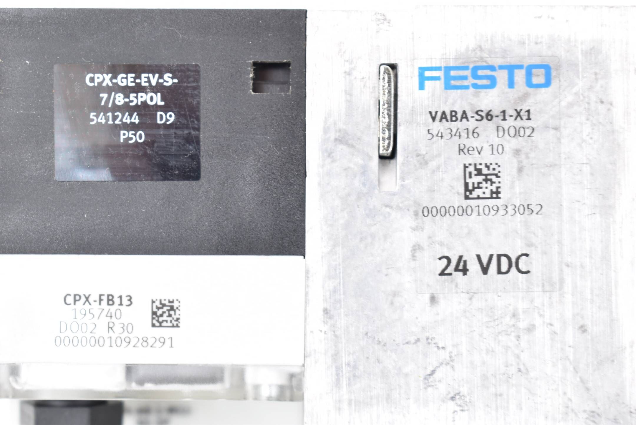 Festo Ventilinsel mit mehreren Modulen