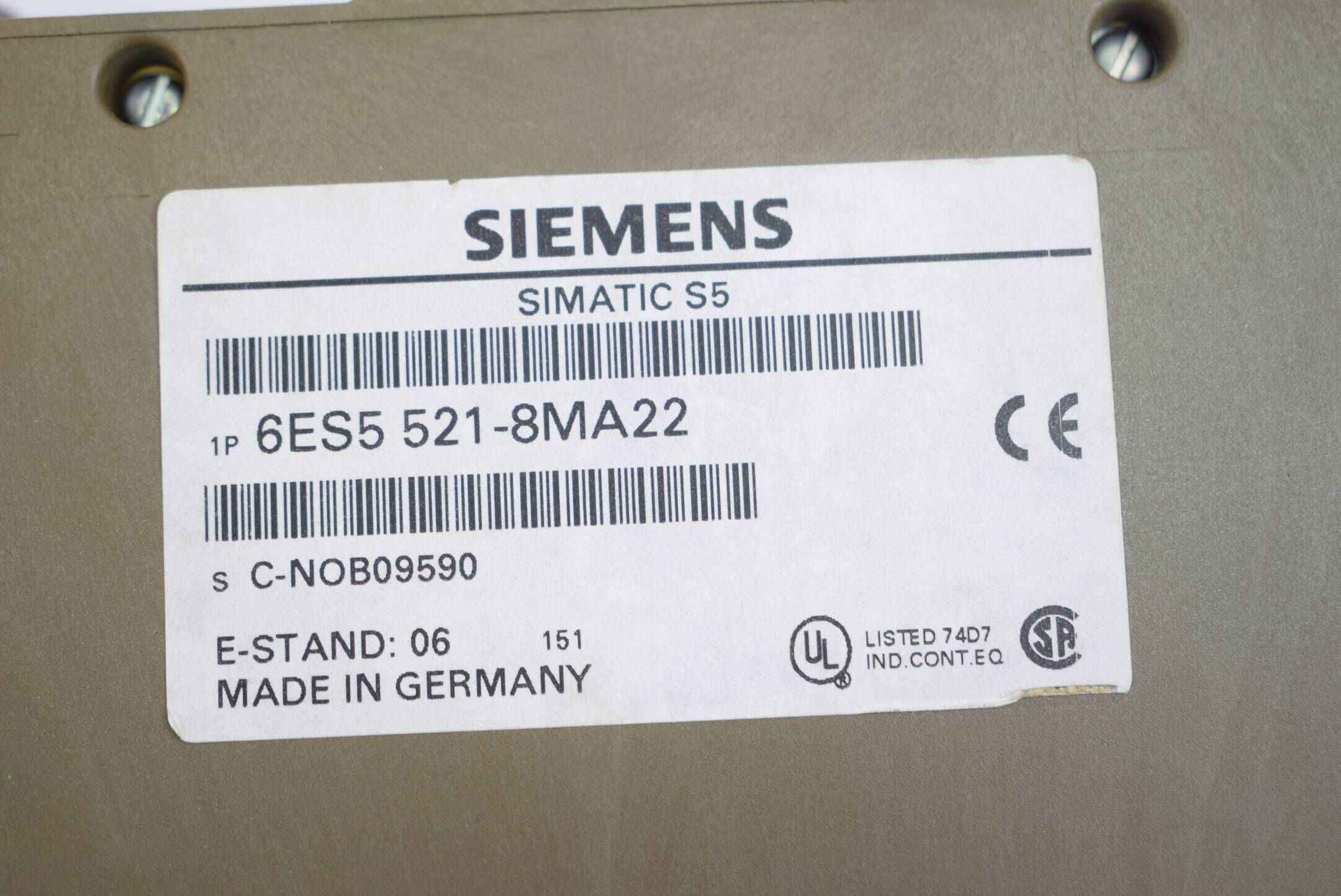 Siemens simatic S5 CP 521 6ES5 521-8MA22 ( 6ES5521-8MA22 )