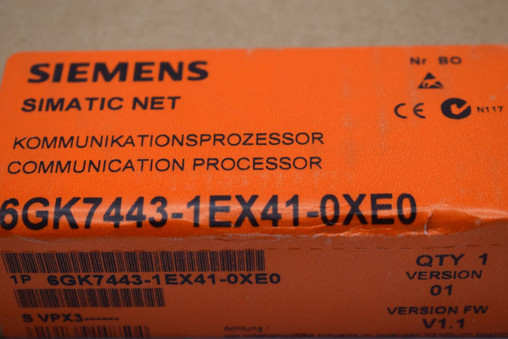 Siemens simatic NET CP443 443-1 6GK7443-1EX41-0XE0 ( 6GK7 443-1EX41-0XE0 ) V.01