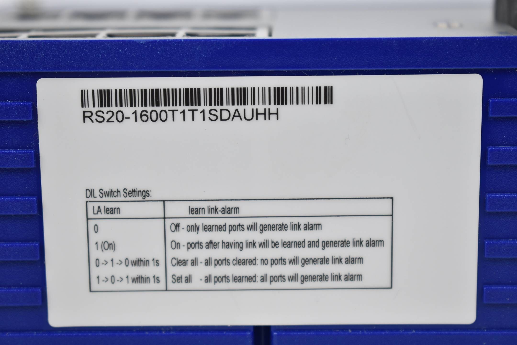 Hirschmann RS20 Rail Switch RS20-1600T1T1SDAUHH
