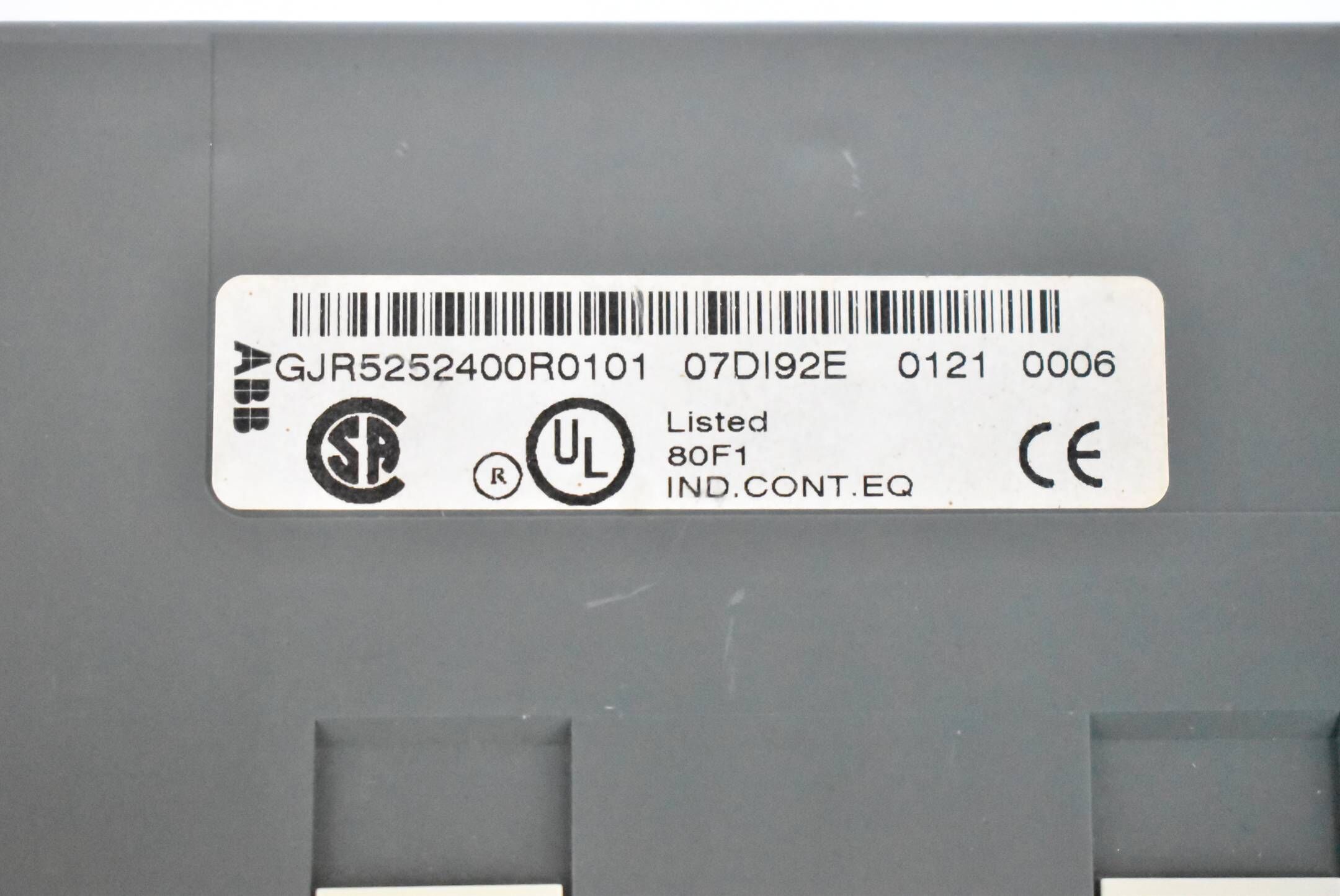 ABB Advant Controller 31 Input Unit 07 DI 92 GJR5252400R0101 ( 07DI92E )