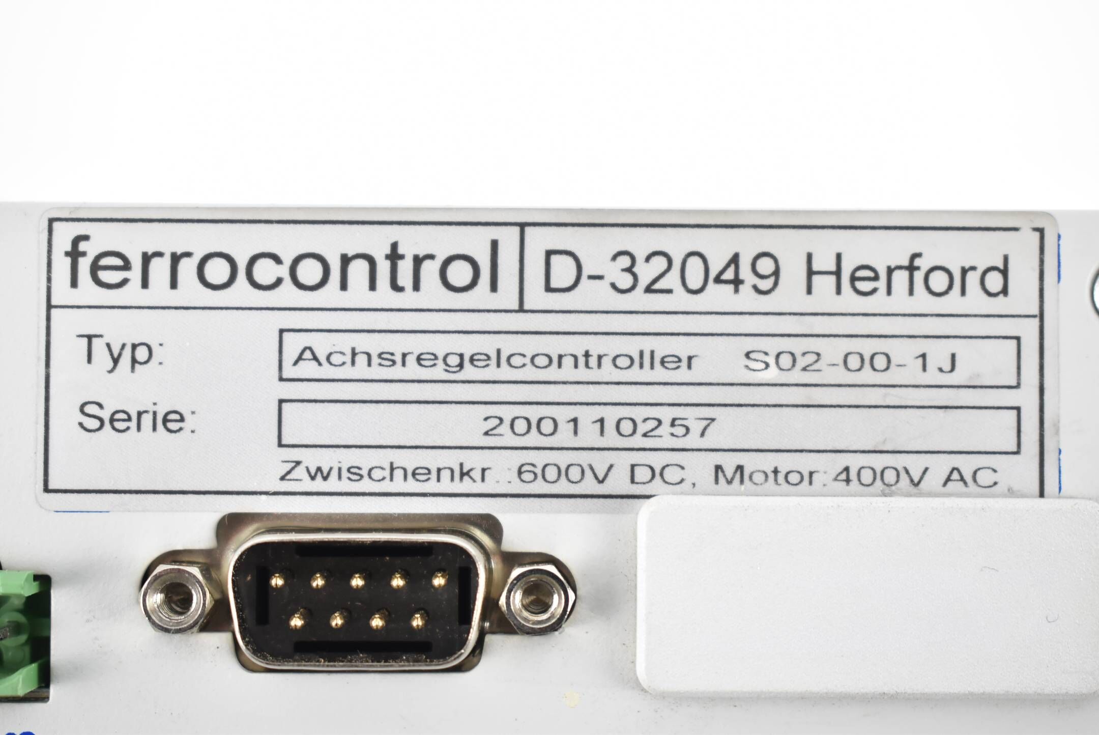 DEFEKT Ferrocontrol Achsregelcontroller S02-00-1J