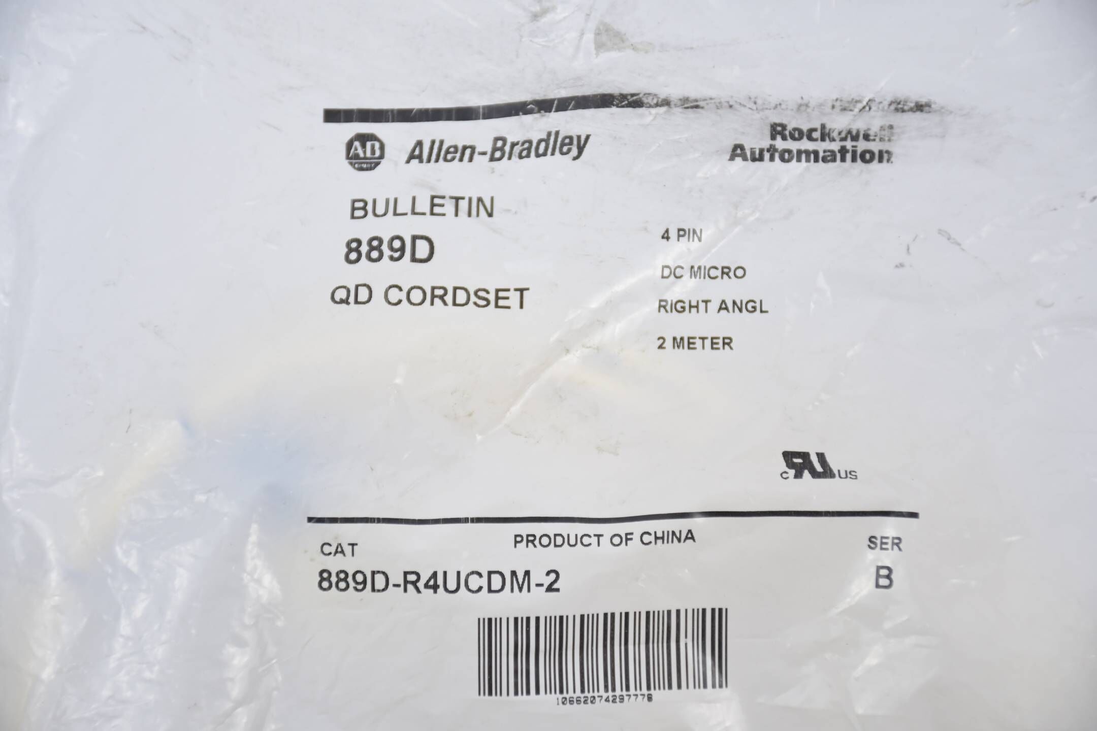 Allen Bradley Bulletin 889D DC Micro Kabel 889D-R4UCDM-2