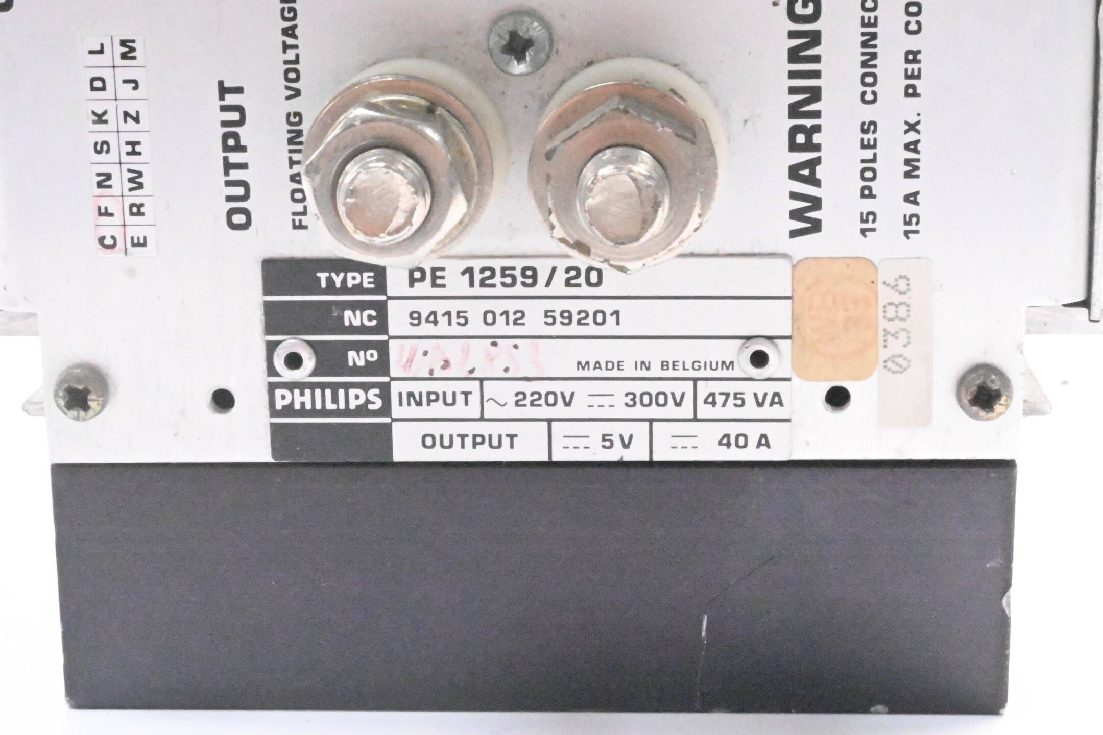 Philips Stromversorgung PE 1259/20 ( 9415 012 59201 )
