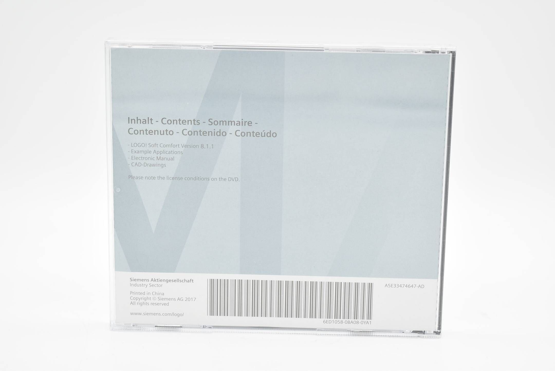 Siemens LOGO! Software Soft Comfort Version 8.1.1 6ED1058-0BA08-0YA1