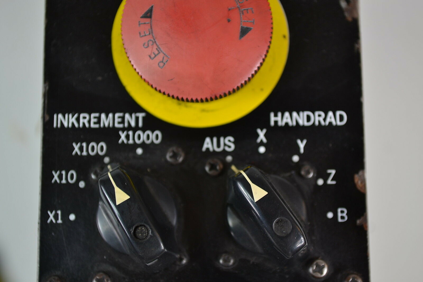 Fanuc Inkrement X1000 Handrad