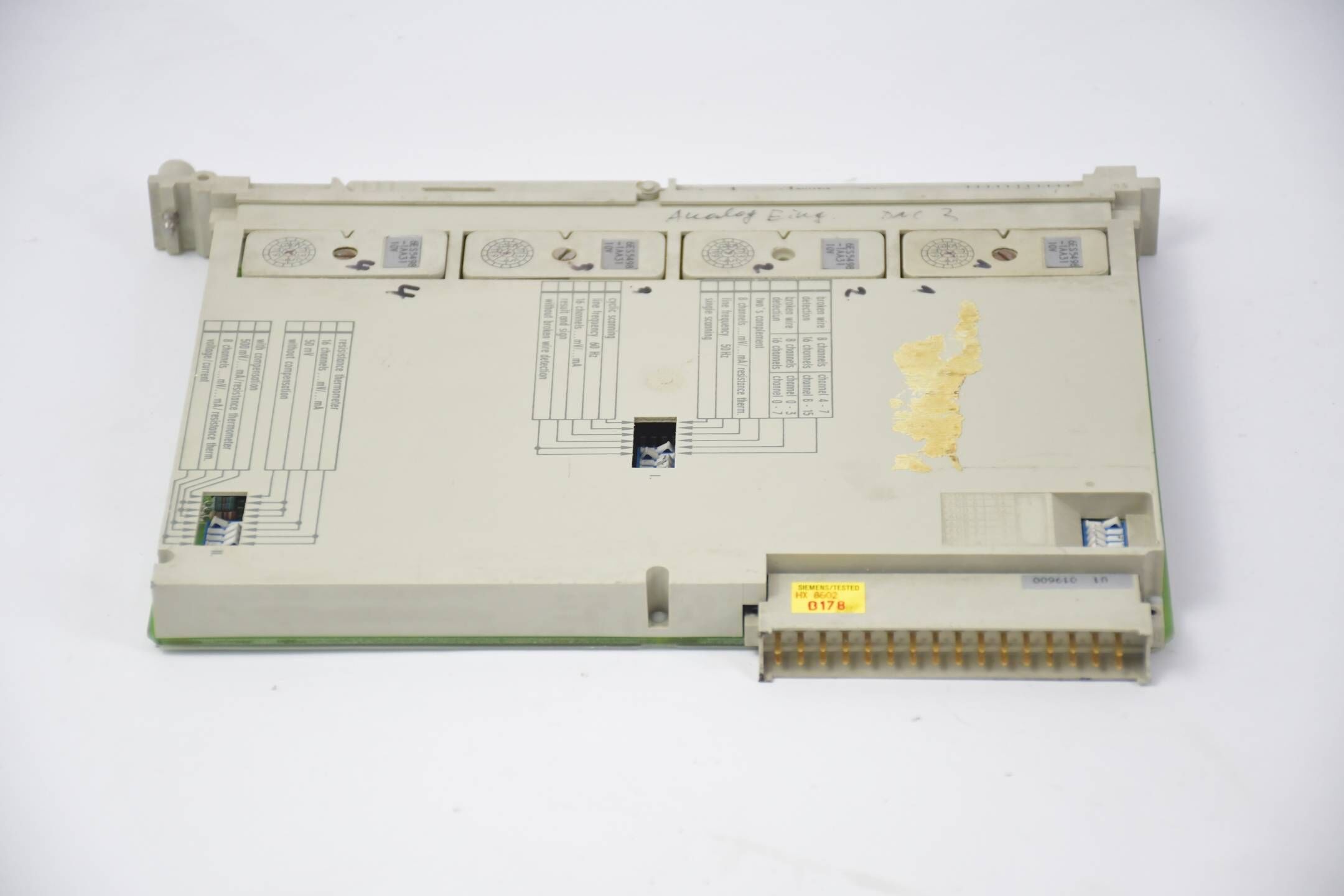 Siemens Simatic S5 Analogeingang 6ES5465-4UA11 ( 6ES5 465-4UA11 )
