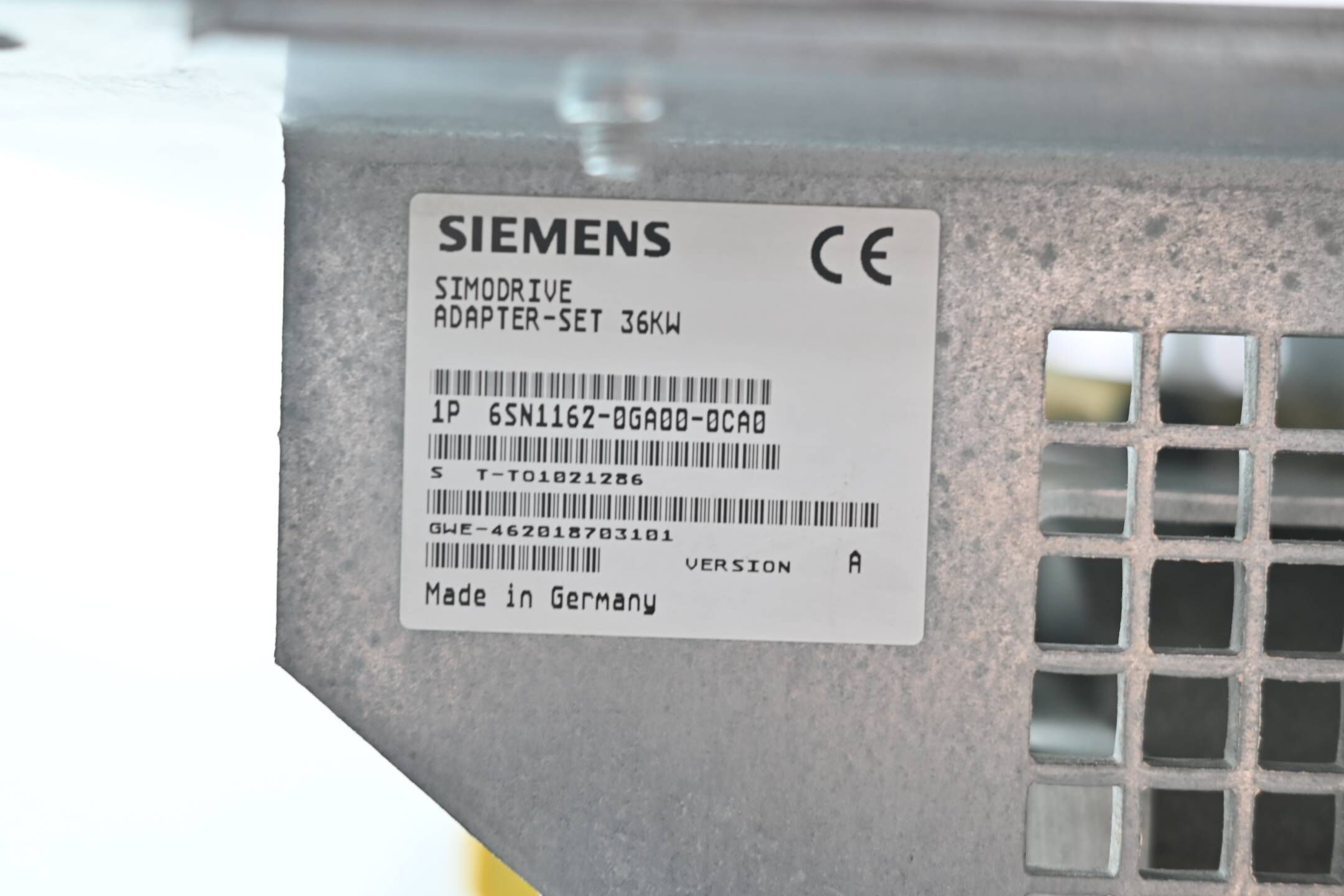 Siemens Simodrive Adapter Set 36KW 6SN1162-0GA00-0CA0 Ver.A inkl.Netzfilter 6SL3000-0BE23-6AA0