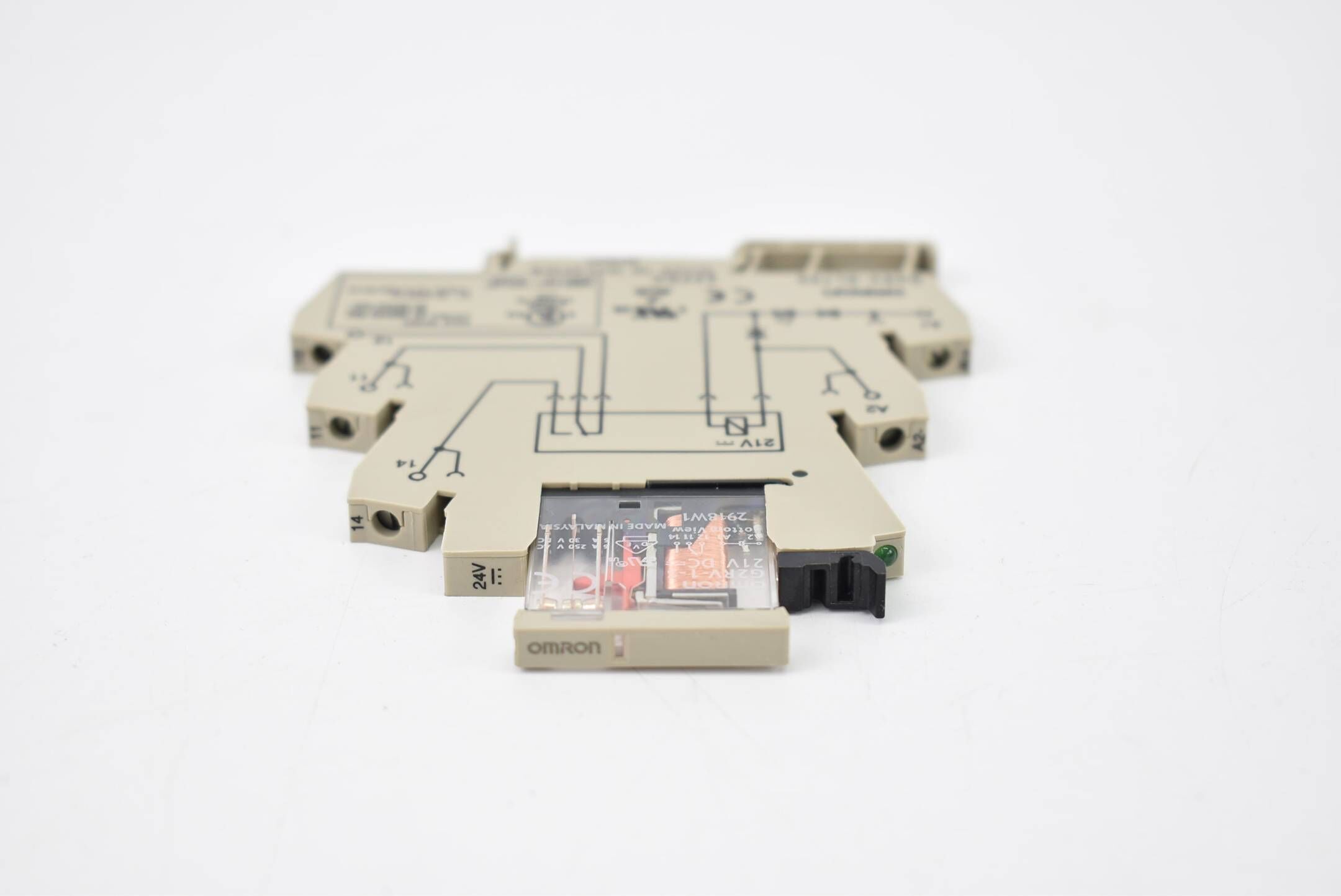 Omron Relais 24VDC G2RV-SL700 inkl. Sockel G2RV-1-S 21VDC