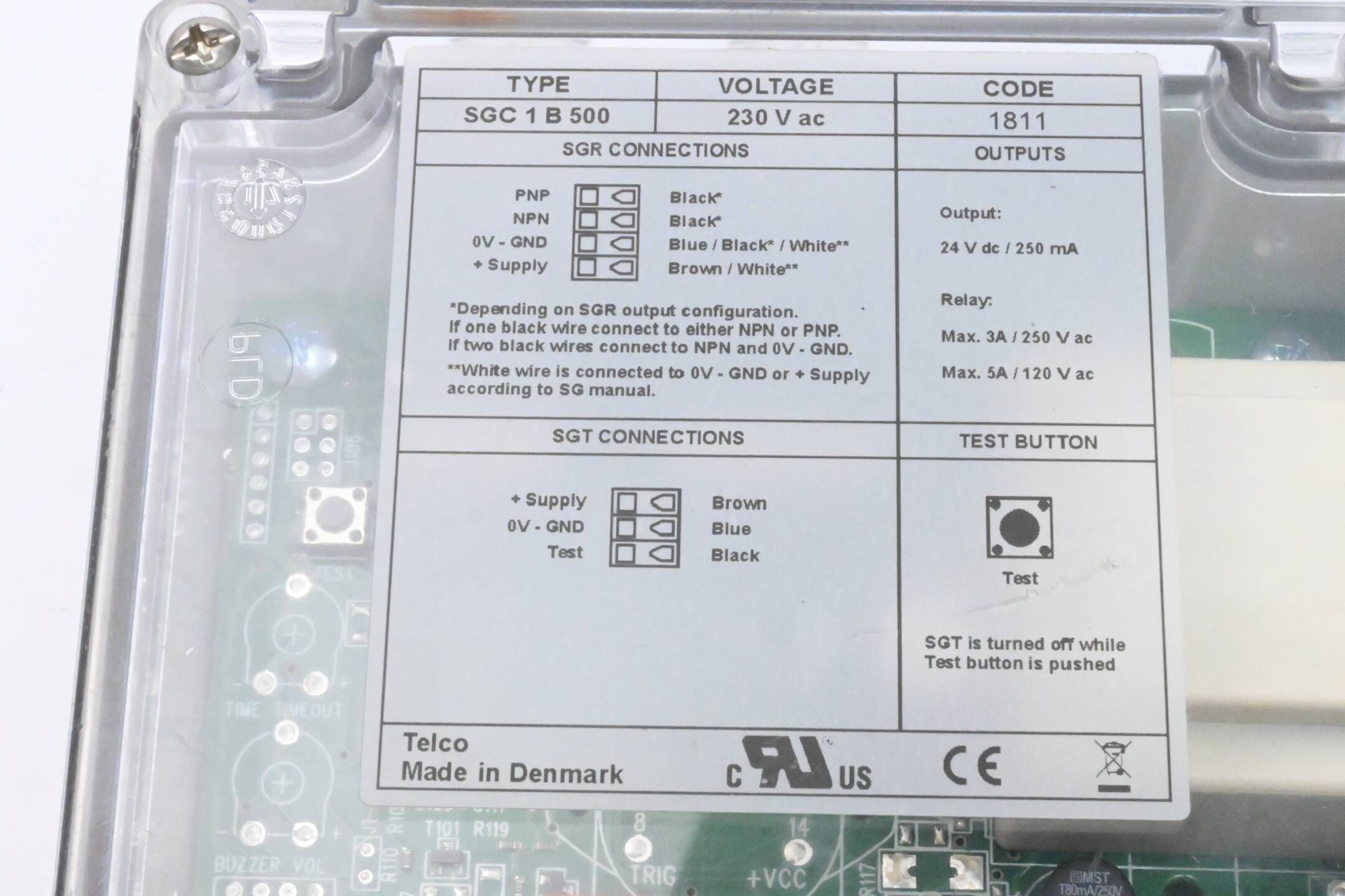 Telco Sensors Controller SGC 1 B 500