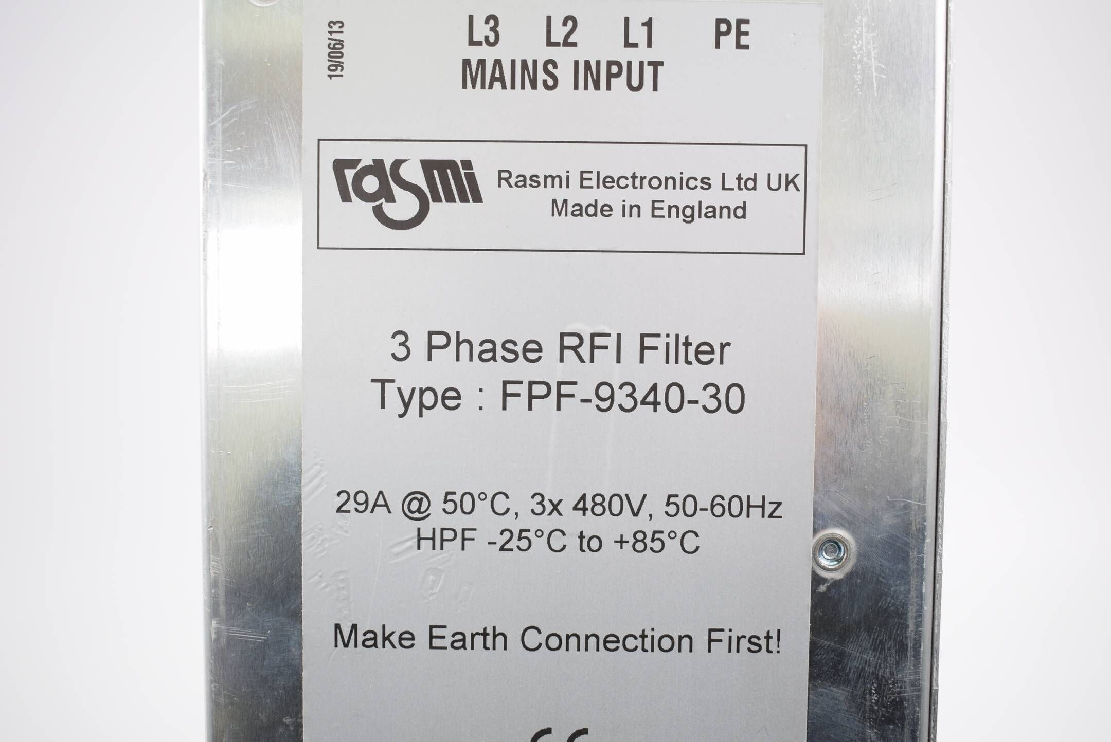 Rasmi Electronics 3 Phasen RFI Filter FPF-9340-30