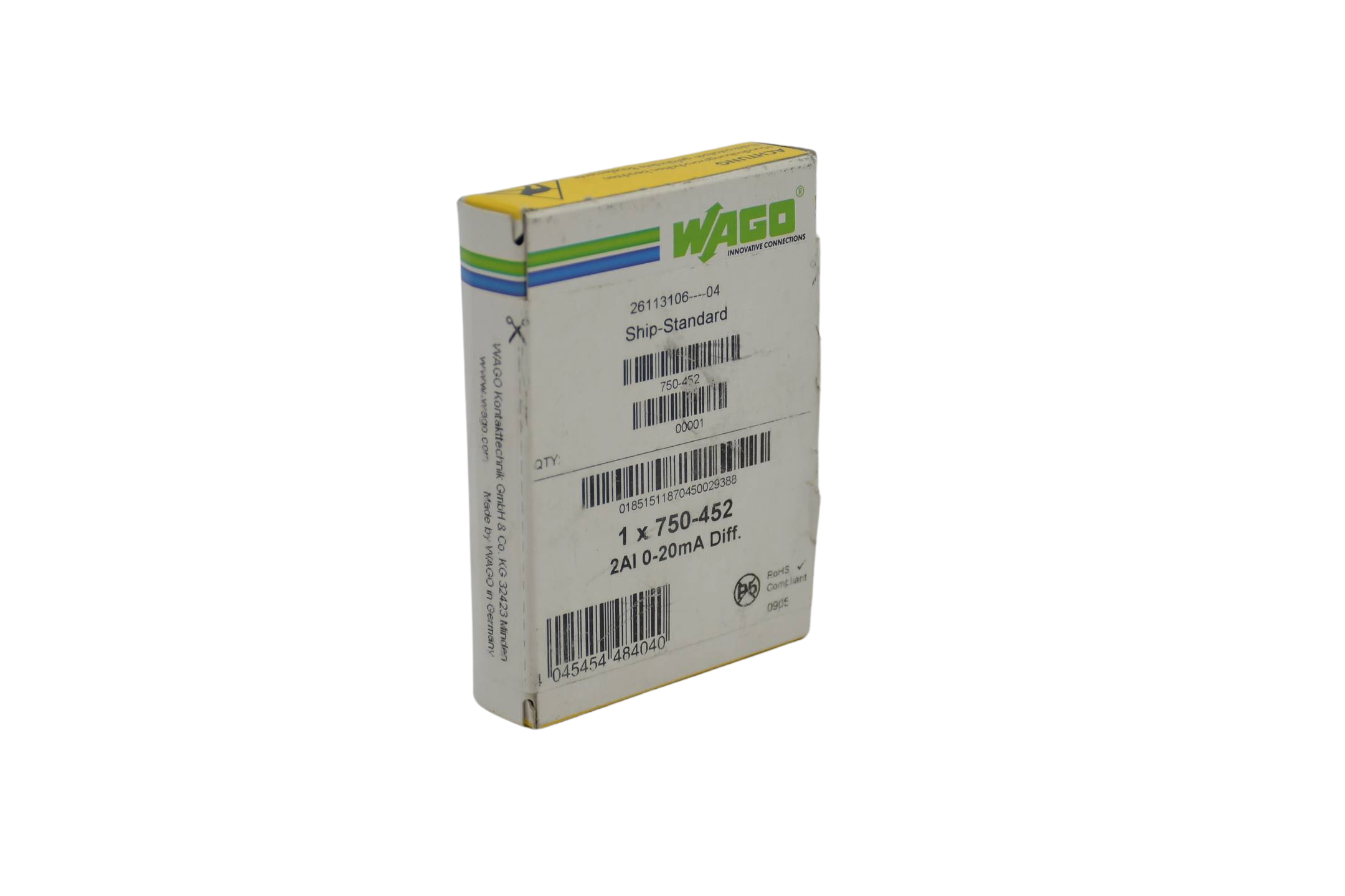 WAGO 2-Kanal-Analogeingang 750-452
