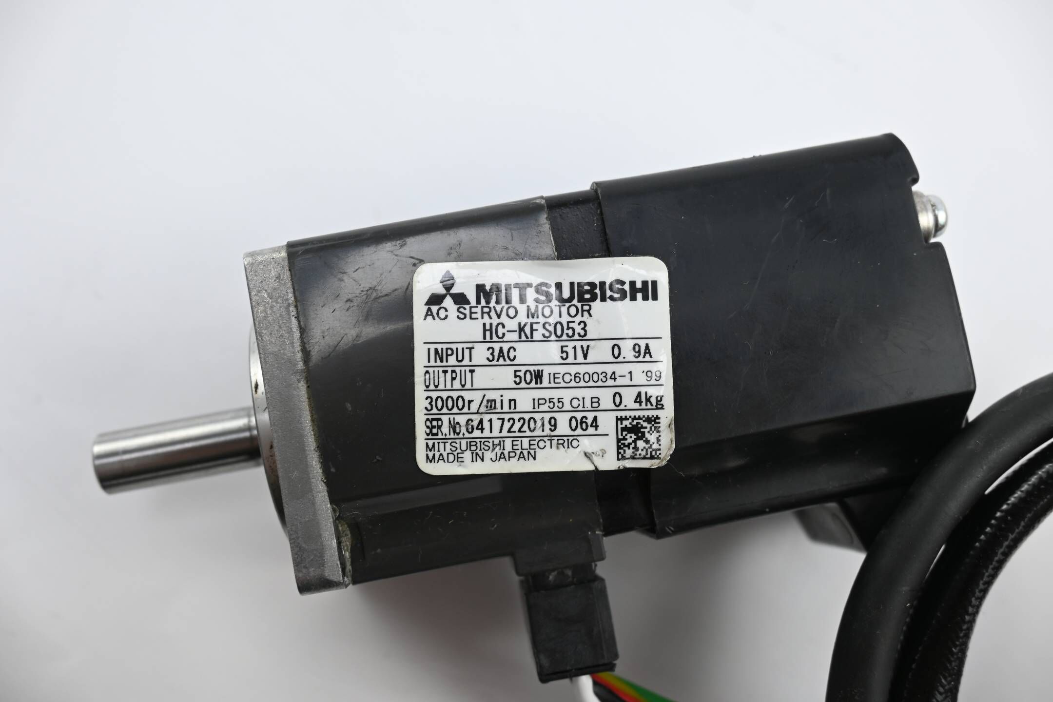 Mitsubishi AC Servo Motor HC-KFS053
