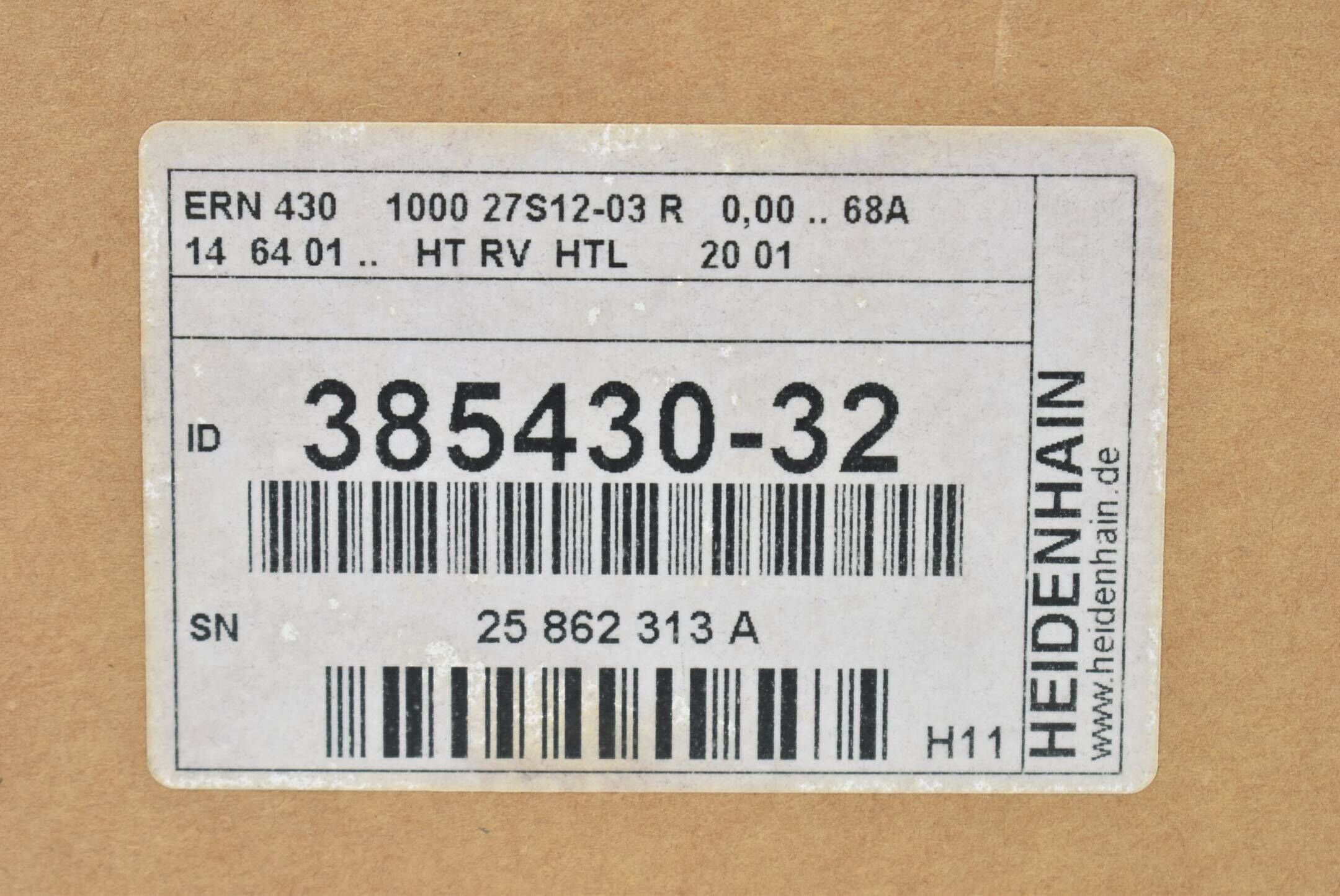 Heidenhain Drehgeber ERN 430 1000 27S12-03 ( 385430-32 )