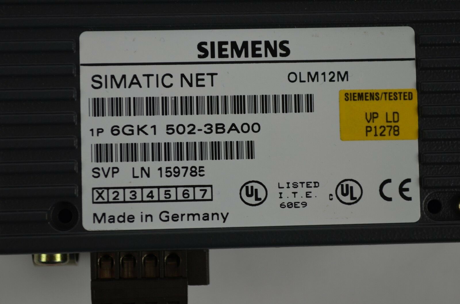 Siemens simatic net OLM12M 6GK1 502-3BA00 ( 6GK1502-3BA00 ) E1
