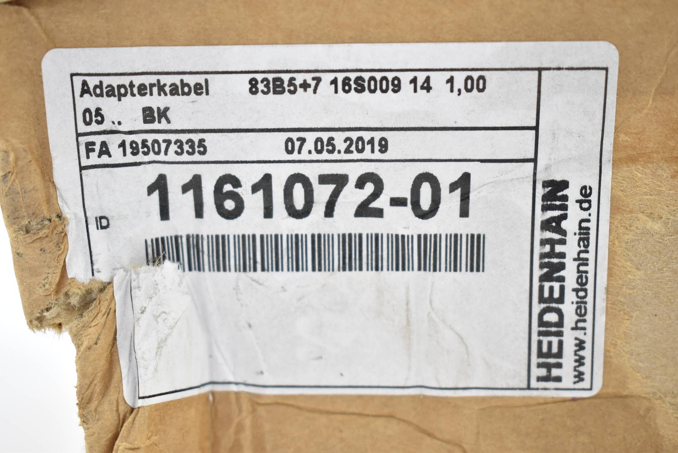 Heidenhain Adapterkabel Handradadapter 1161072-01 ( 1161 072-01 )