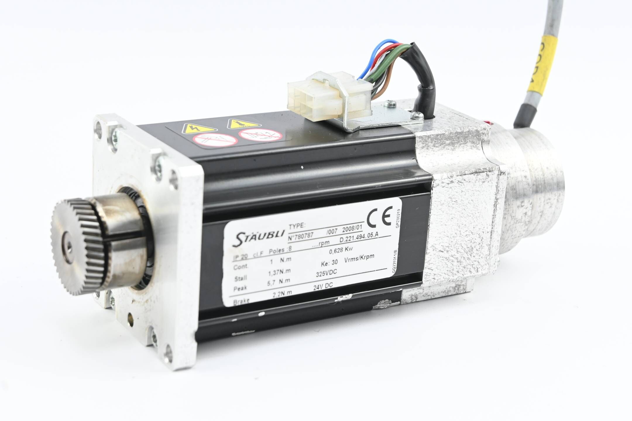 Stäubli Servomotor N°780787 ( D.221.494.05.A ) inkl. Heidenhain 524536-04