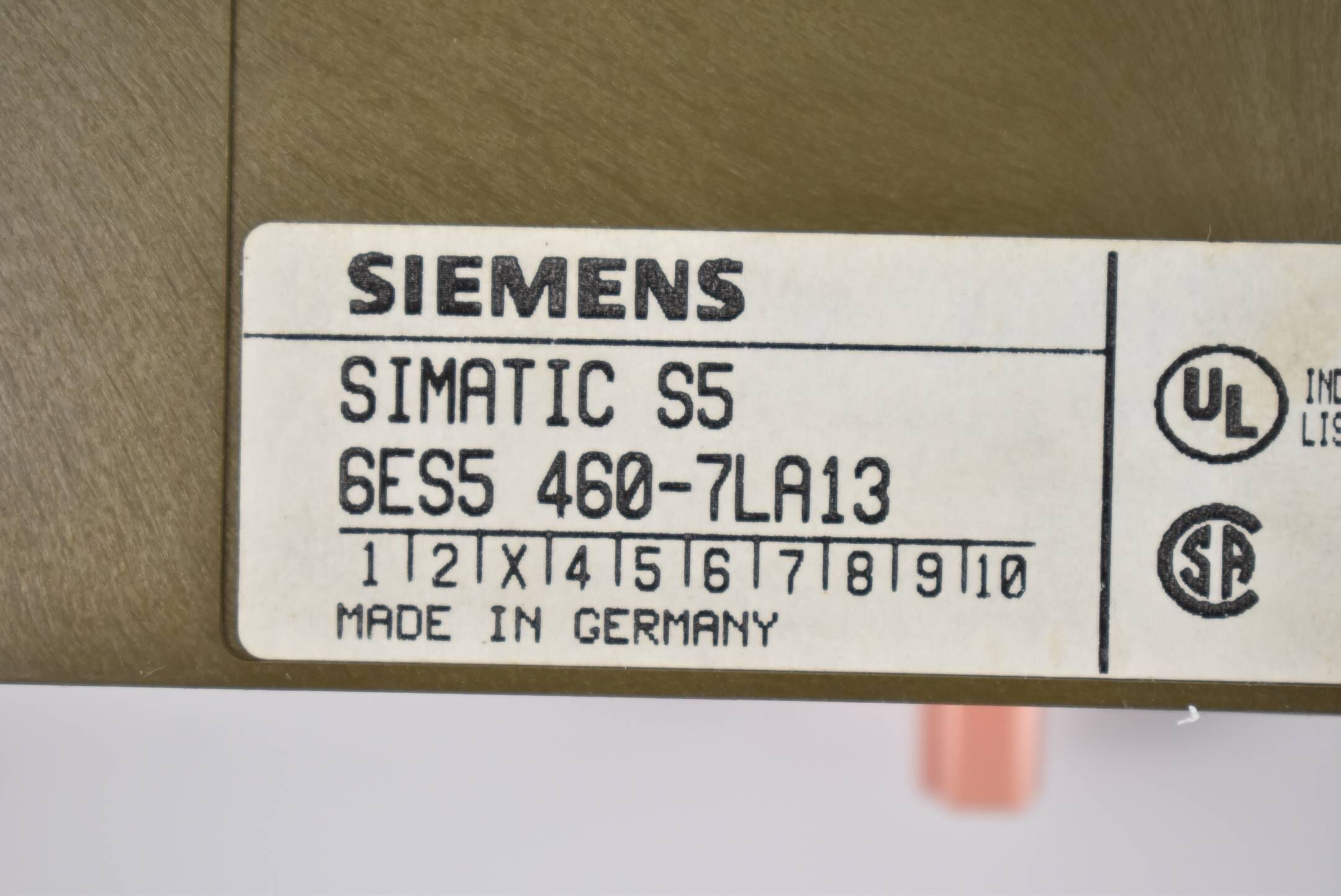 Siemens simatic S5 6ES5460-7LA13 + 6ES5498-1AA31 + 6ES5498-1AA51