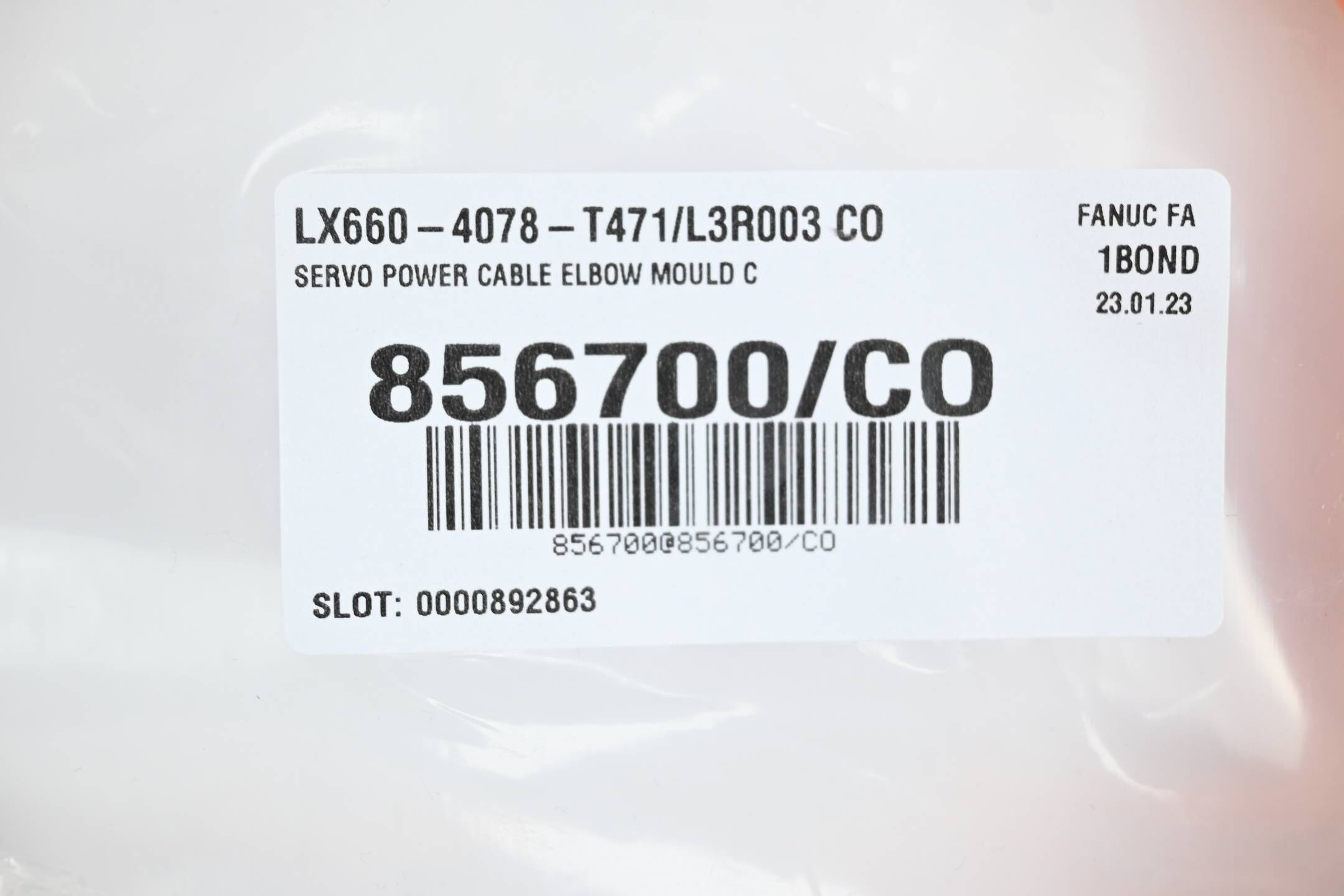 Fanuc Servo Motor Power Kabel LX660-4078-T471/L3R003 CO ( 856700/CO )