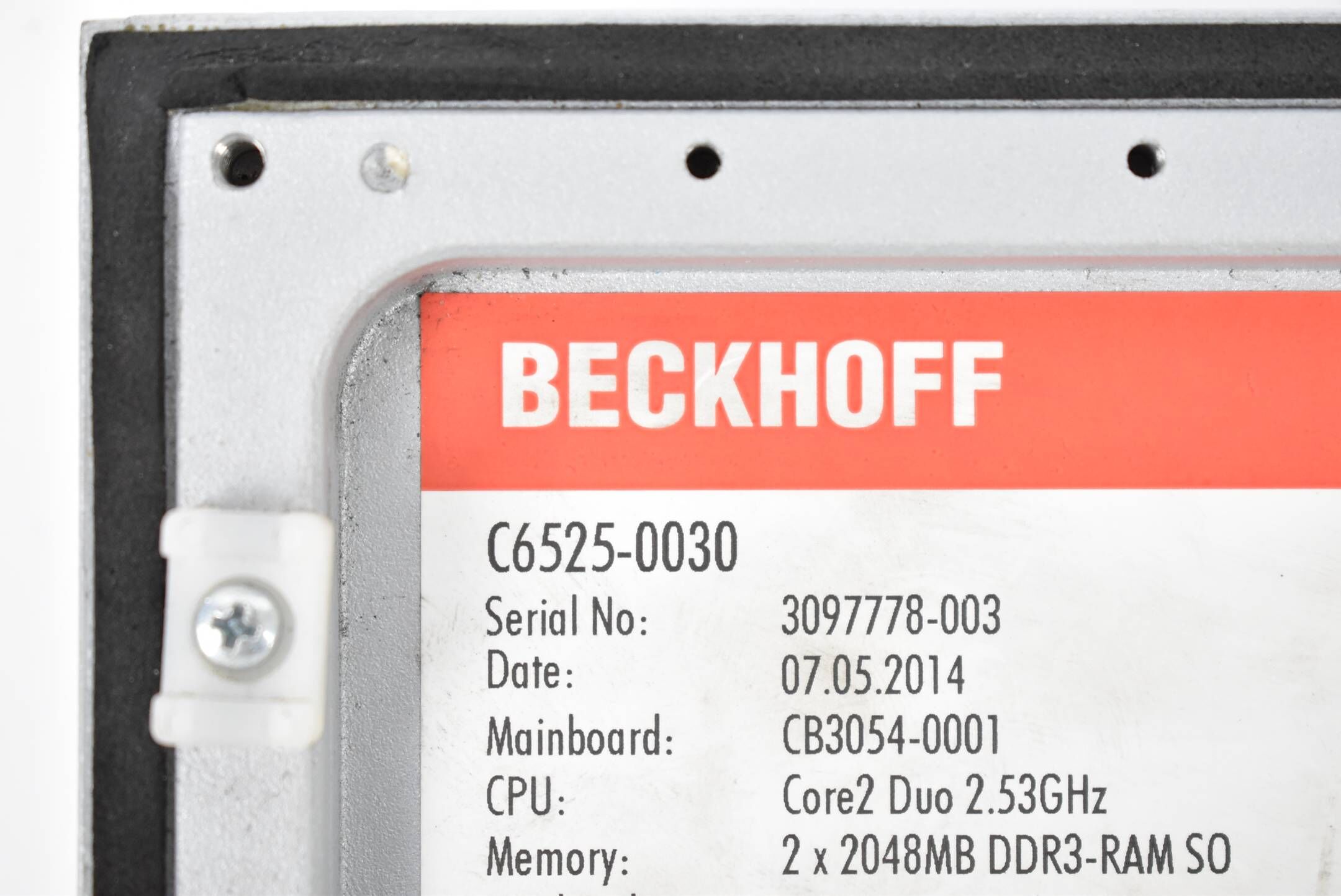 Beckhoff Lüfterloser Einbau Industrie PC C6525-0030