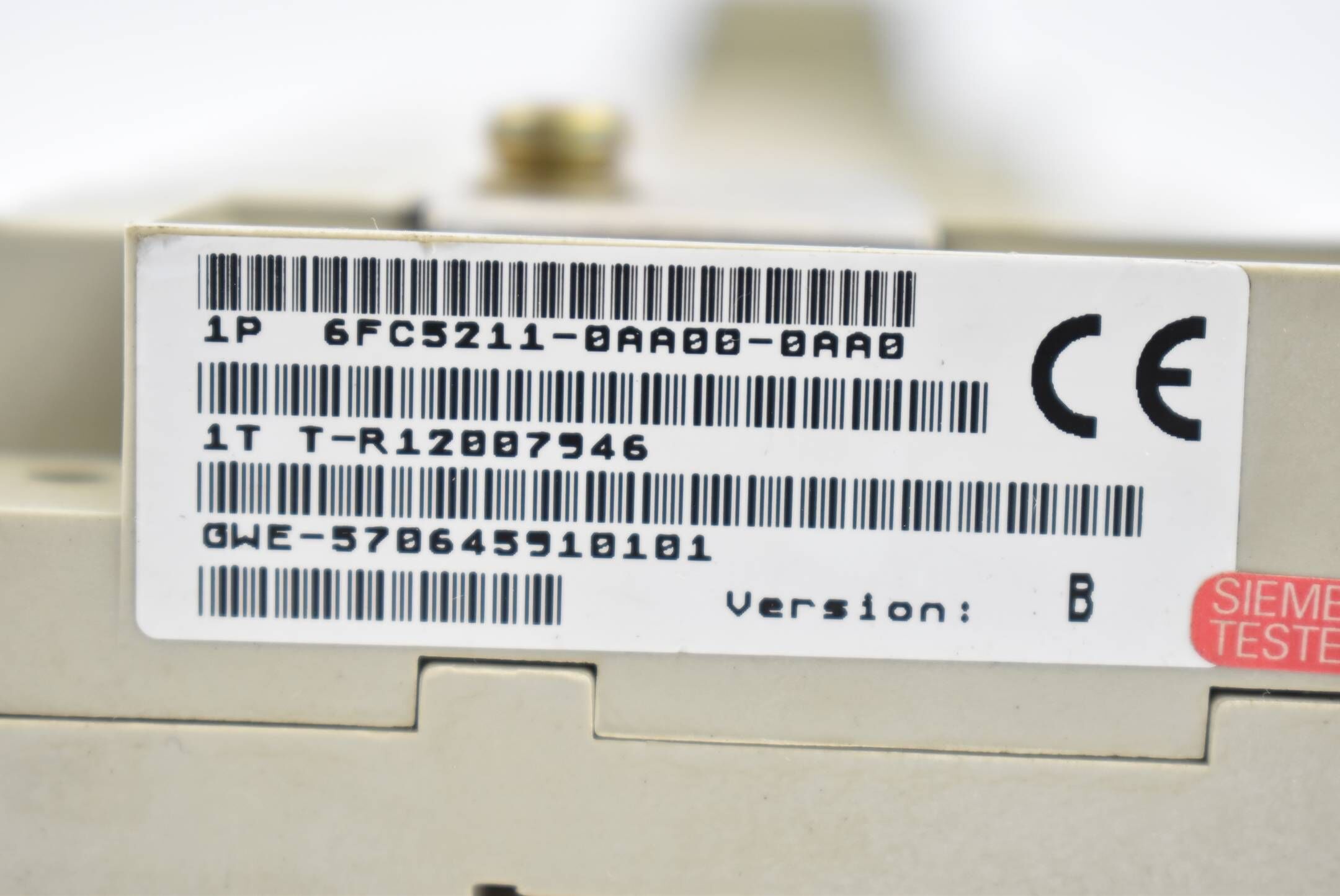 Siemens Sinumerik Terminalblock 6FC5211-0AA00-0AA0 ( 6FC5 211-0AA00-0AA0 )