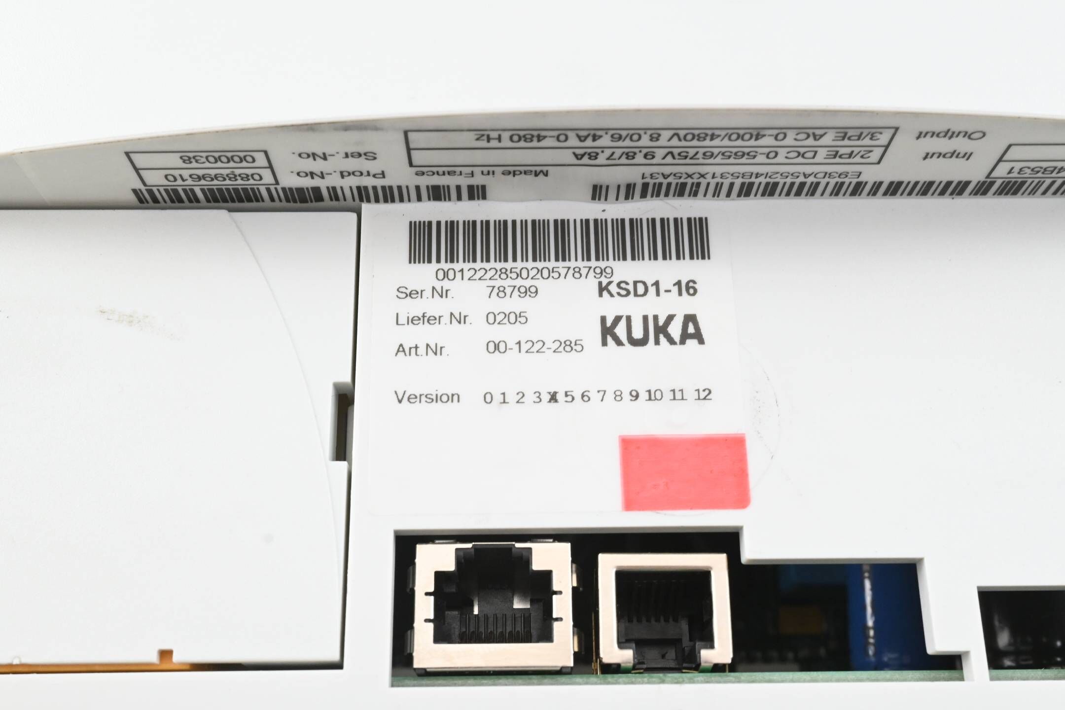 KUKA Lenze Servo Drive KSD1-16 E93DA552I4B531 ( 13314848 ) E93DA552I4B531XX5A31