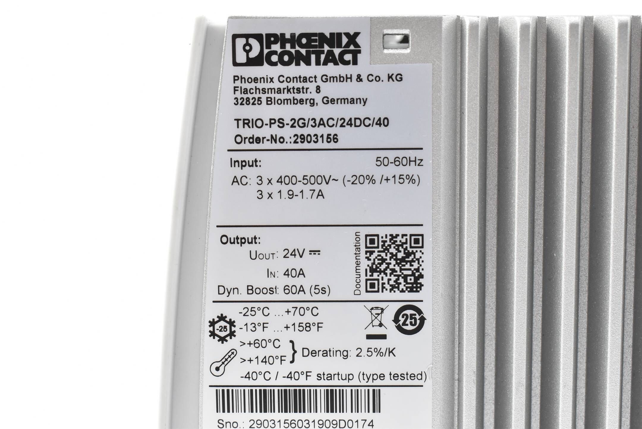 Phoenix Contact Stromversorgung TRIO-PS-2G/3AC/24DC/40 ( 2903156 )