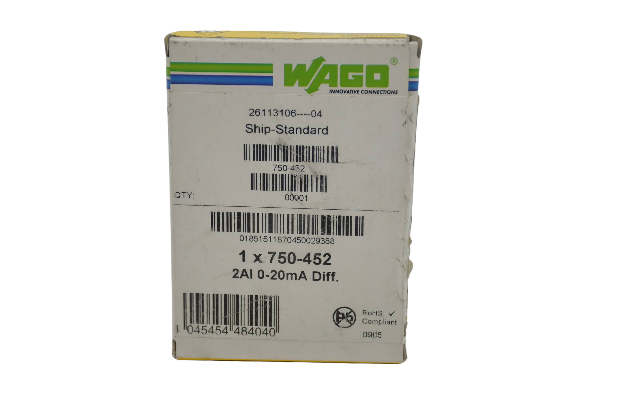 WAGO 2-Kanal-Analogeingang 750-452